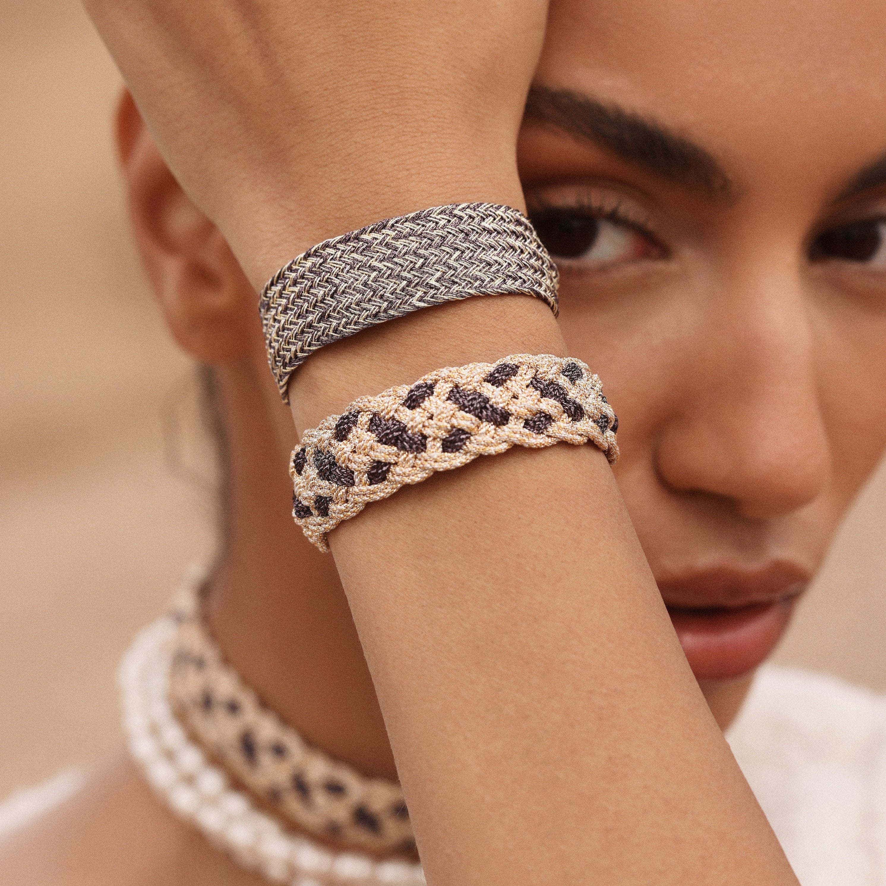 Maxi Ania n°1 Bracelet in Gold & Silver Fig
