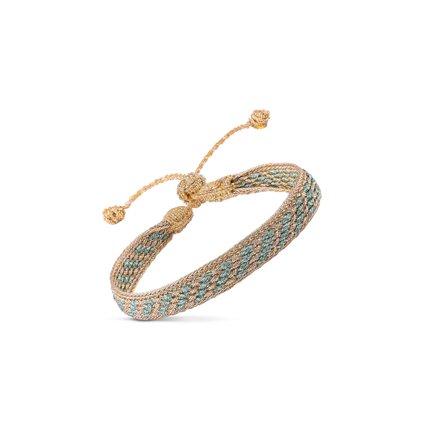 Izy n°2 Bracelet in Gold Basil