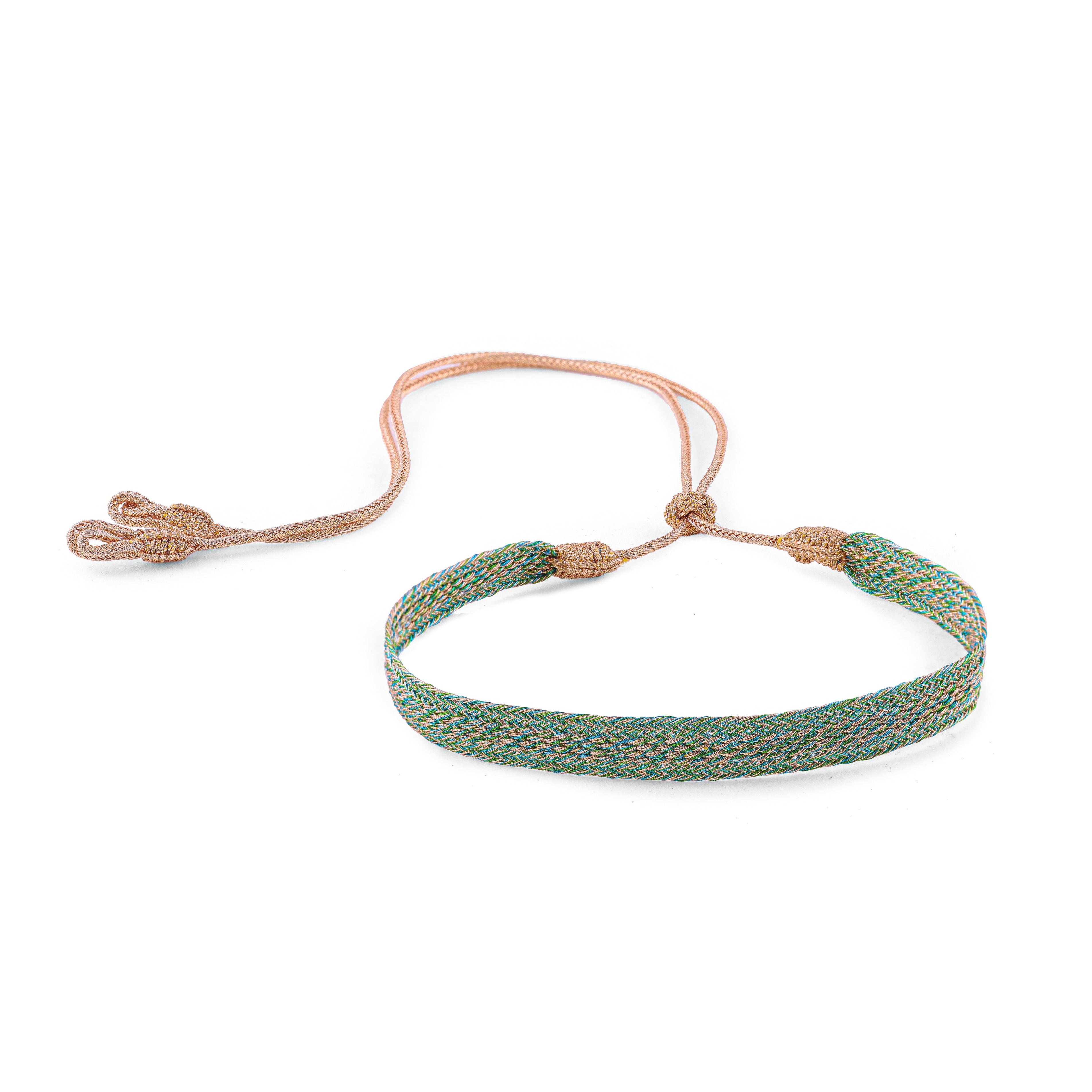 Izy n°1 choker in Peach Lime
