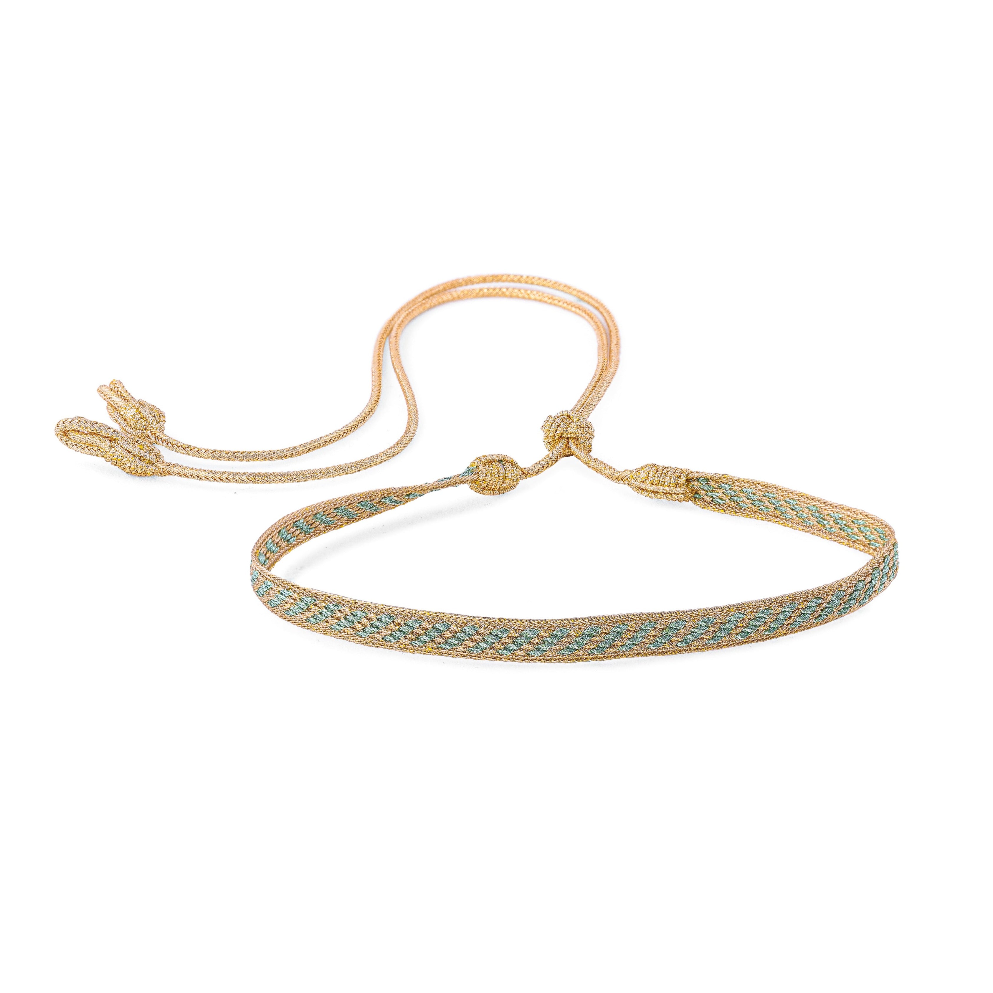 Izy choker n°2 in Gold Basil
