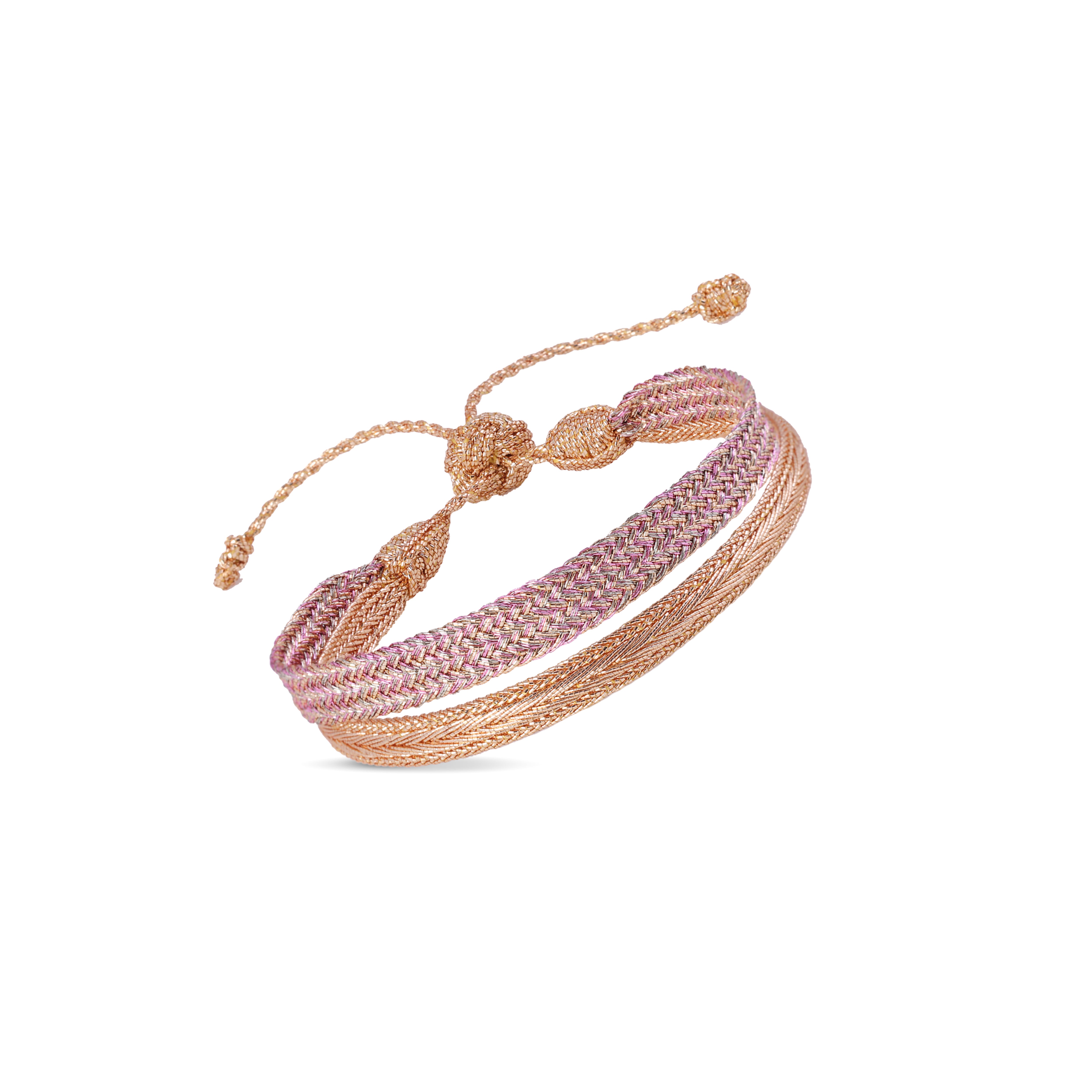 Duo Ania Peach Pink + Mini Arrow Peach Bracelet