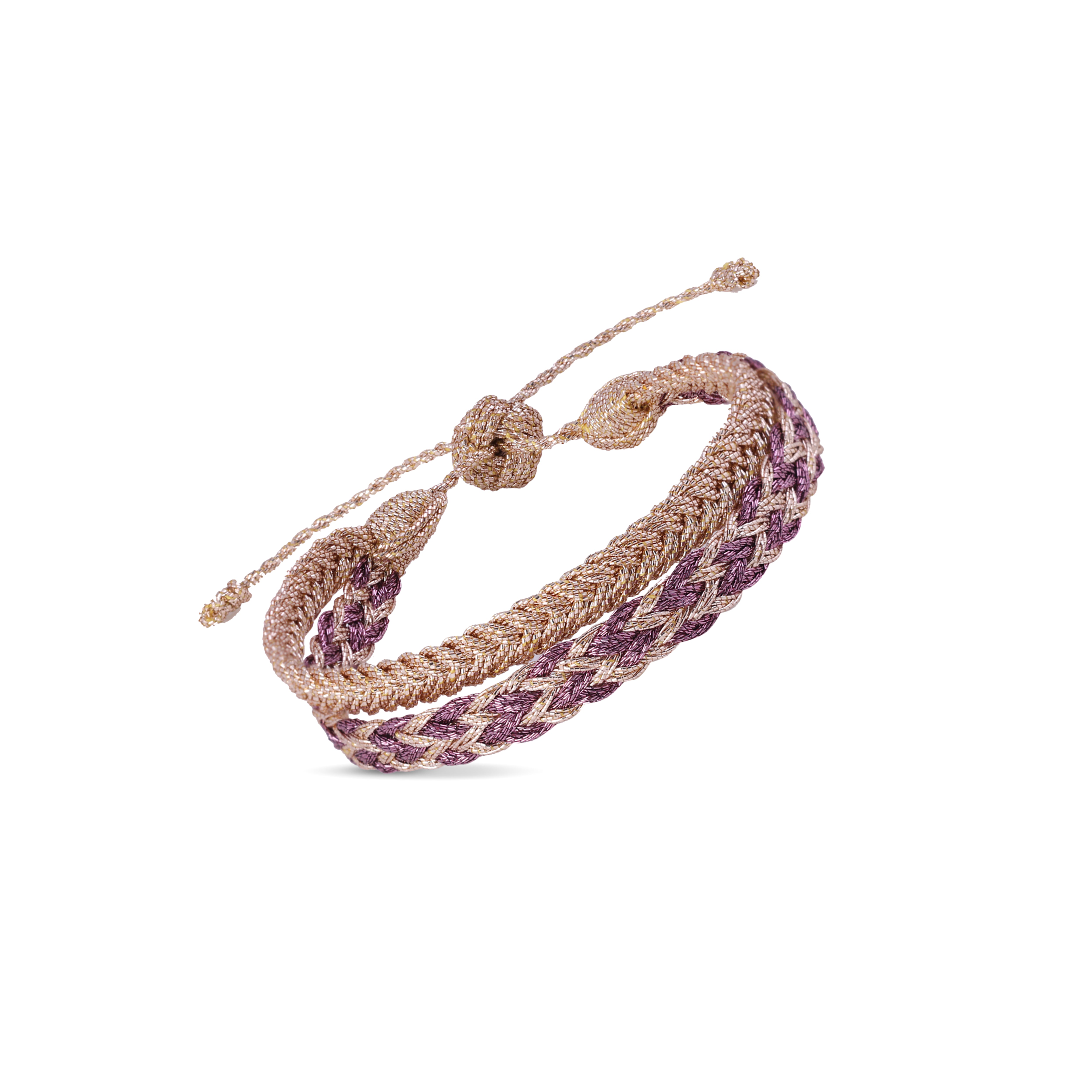 Duo Zyn Rose Gold Mauve + Eya Rose Gold Bracelet