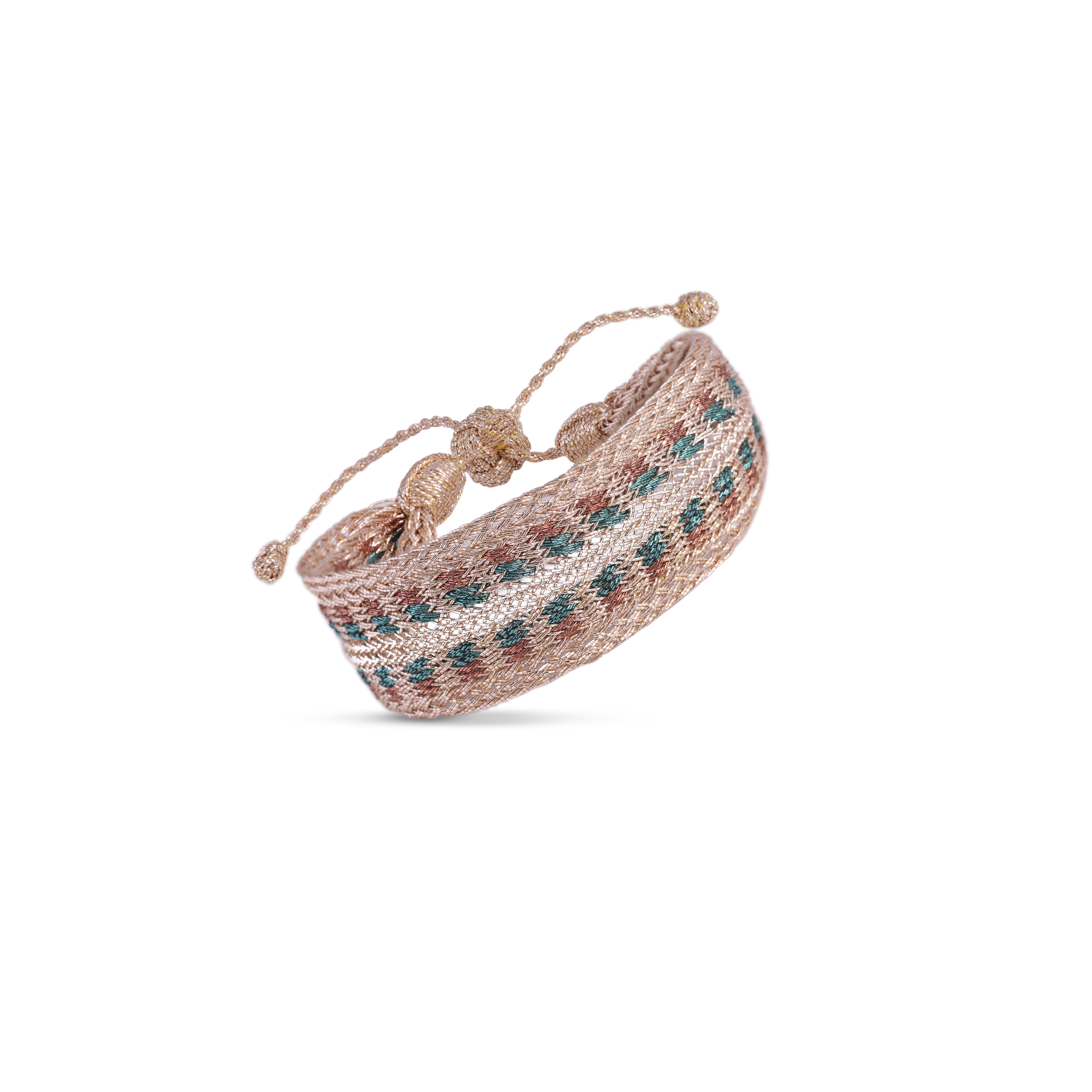 Maxi Yula n°2 Bracelet in Rose Gold Terracotta