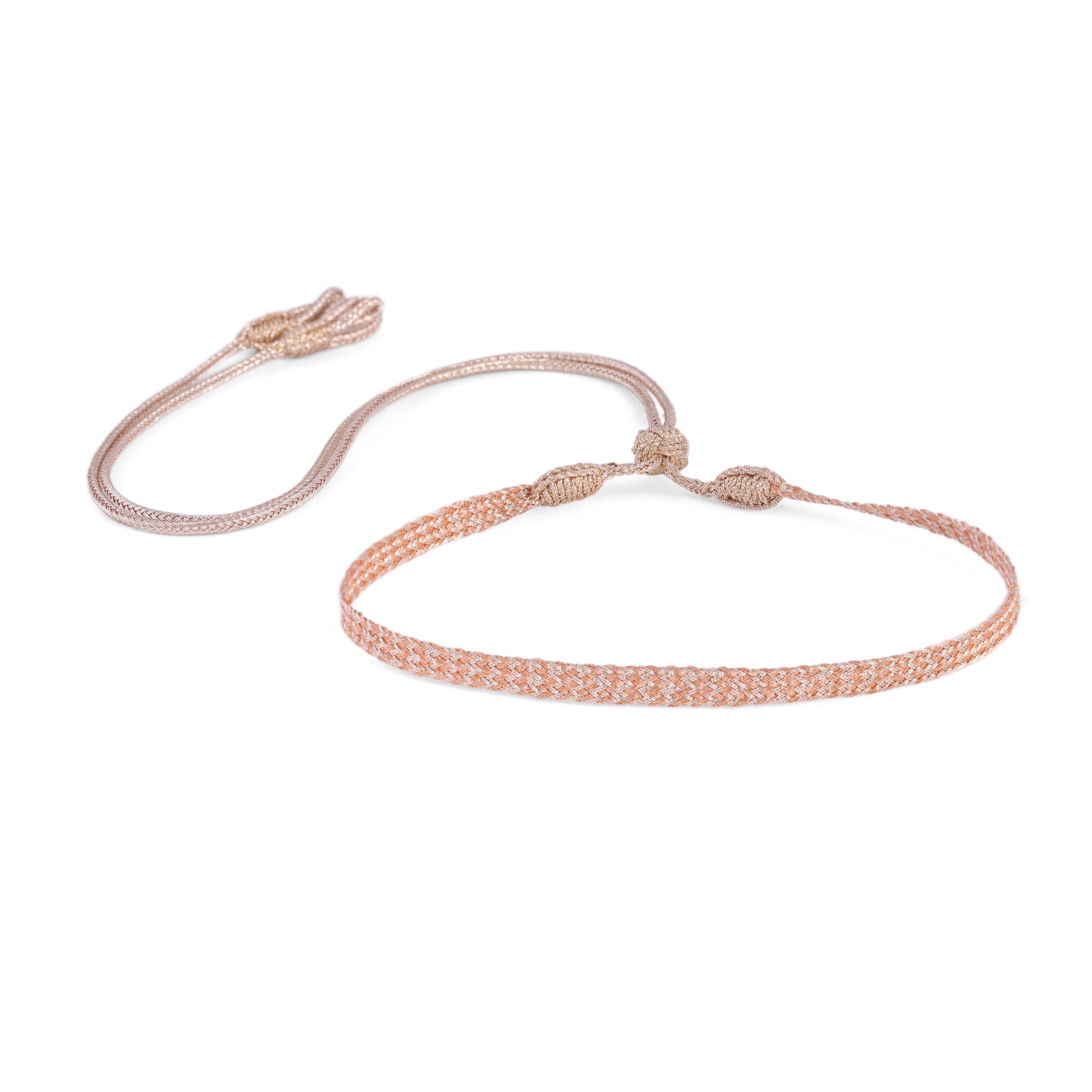 Ania n°2 Choker in Rose Gold Amber