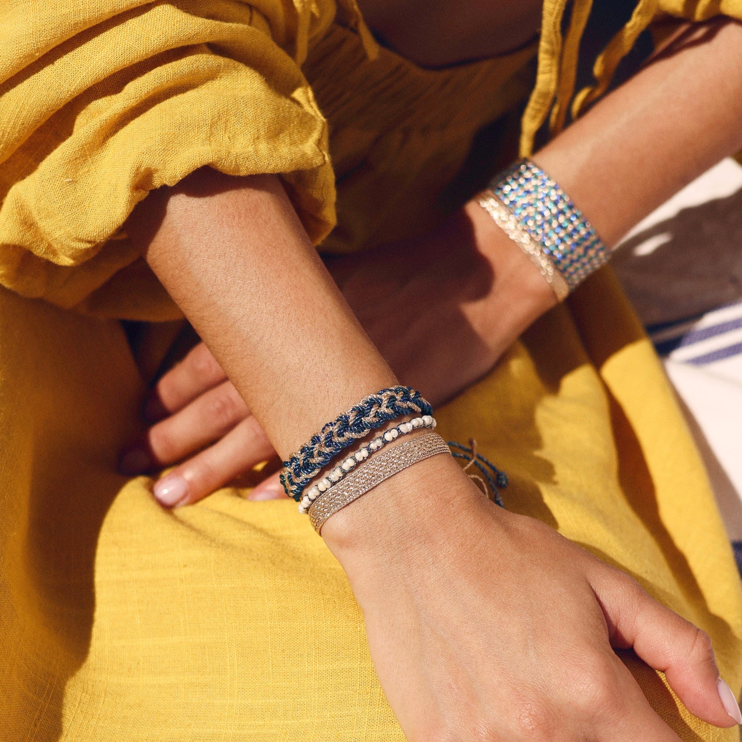 Anar Bracelet in Rose Gold Jade Lapis