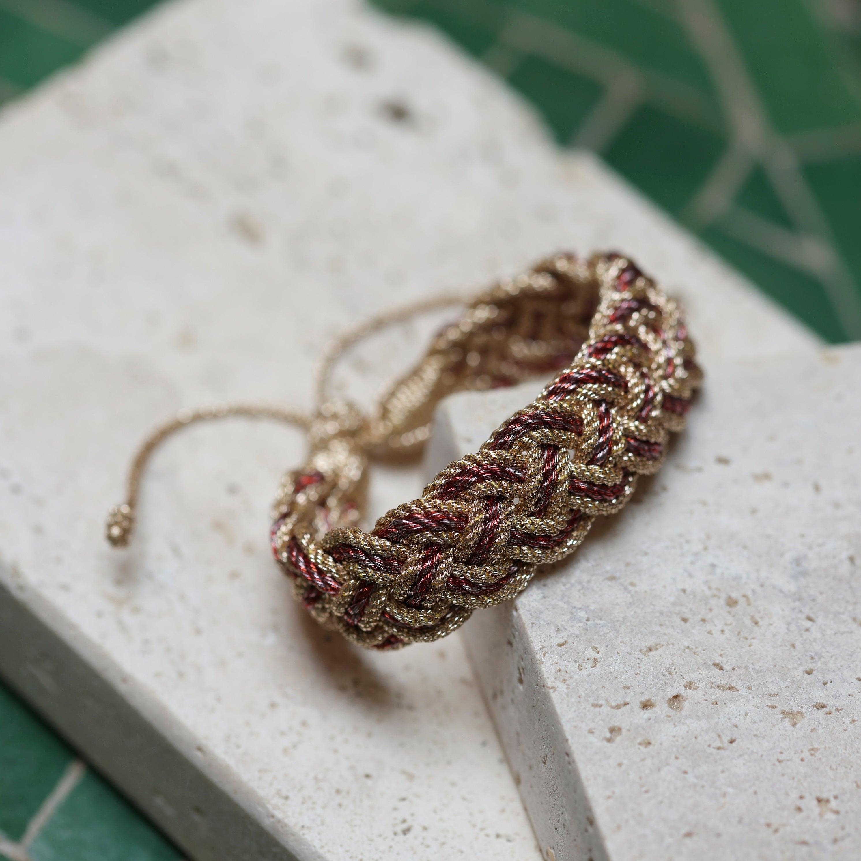 Solaria nº2 Bracelet in Rose Gold Parma Rust
