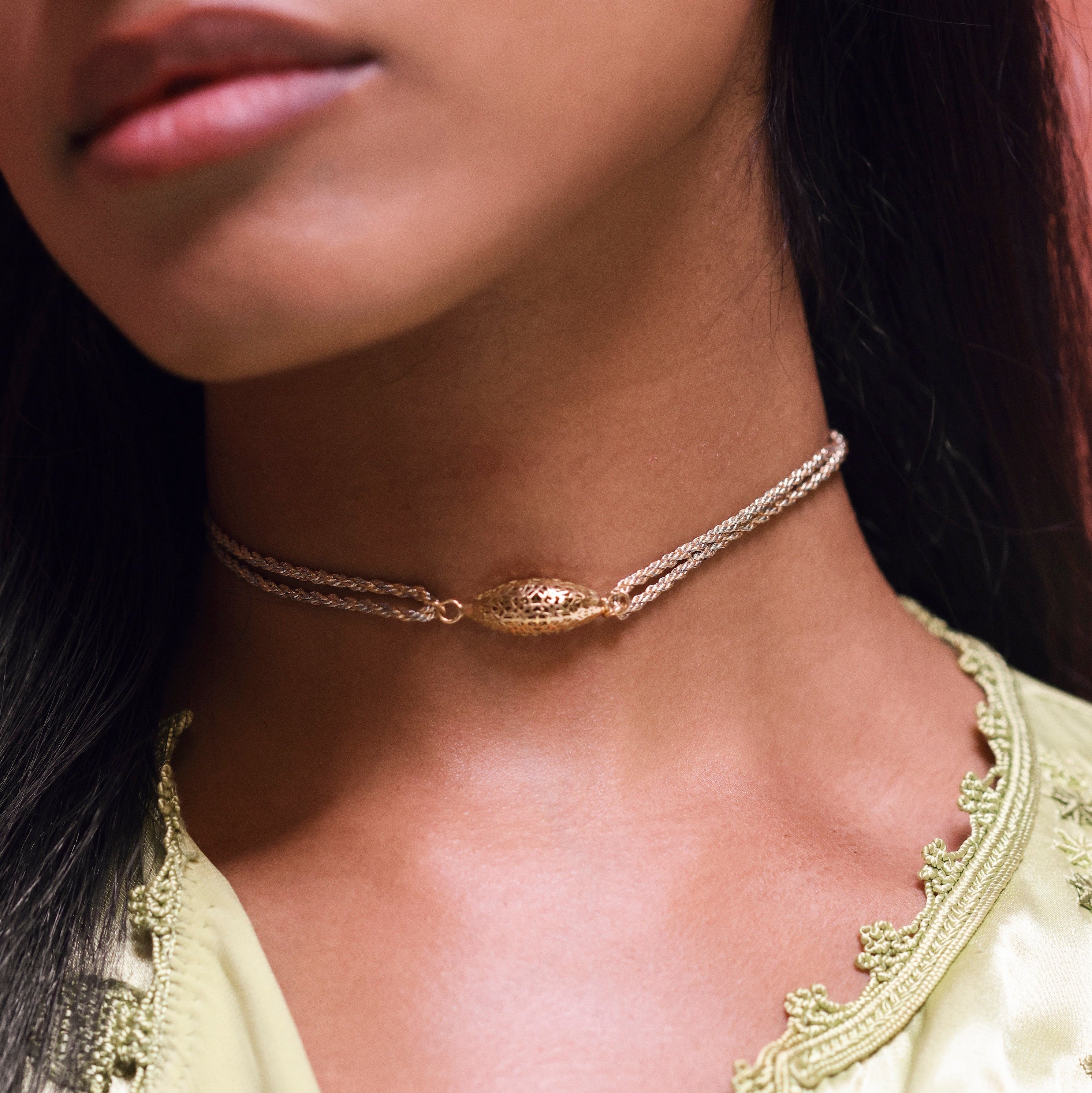 Saja Necklace 18k Gold