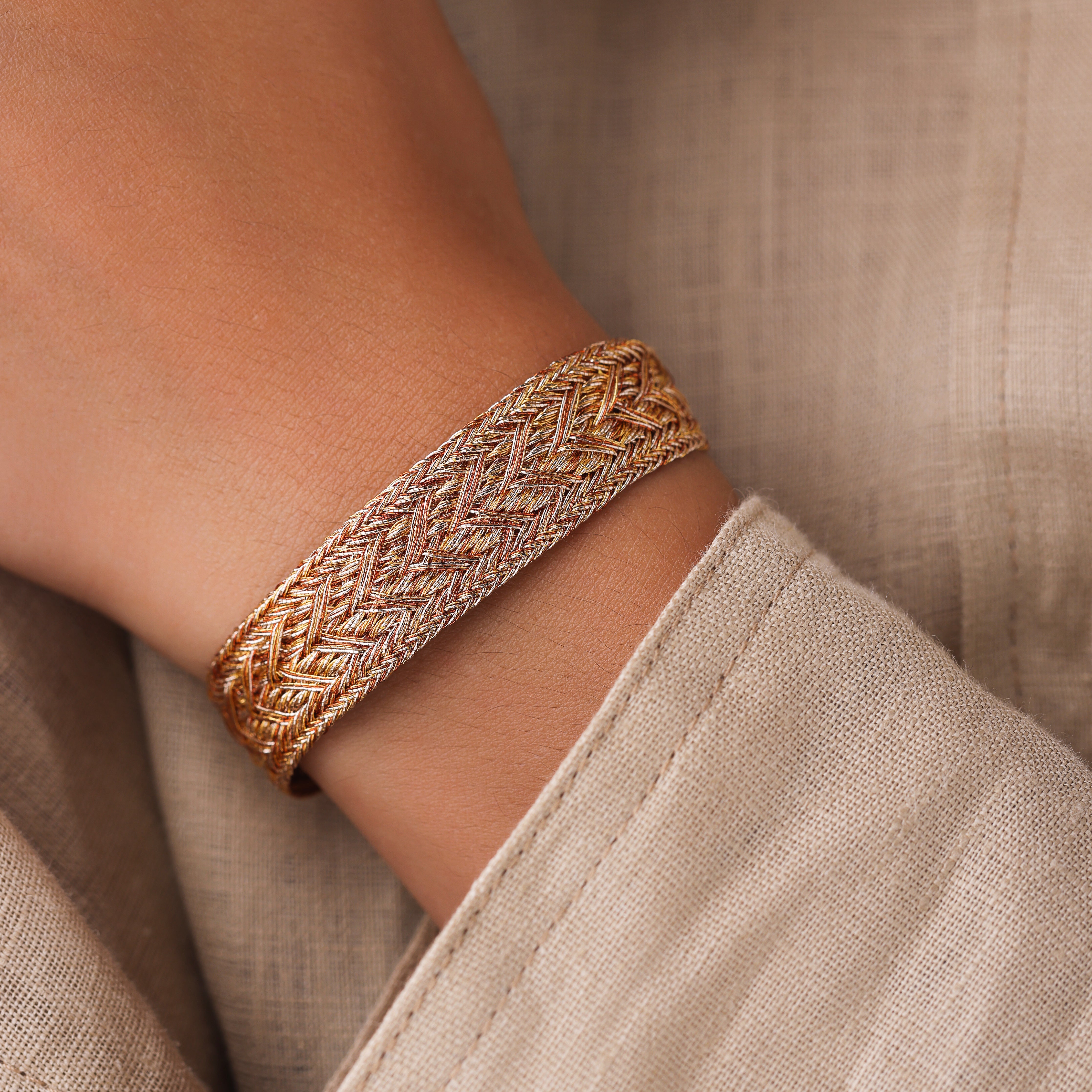 Intermix nº1 Bracelet in Rose Gold Amber Toffee