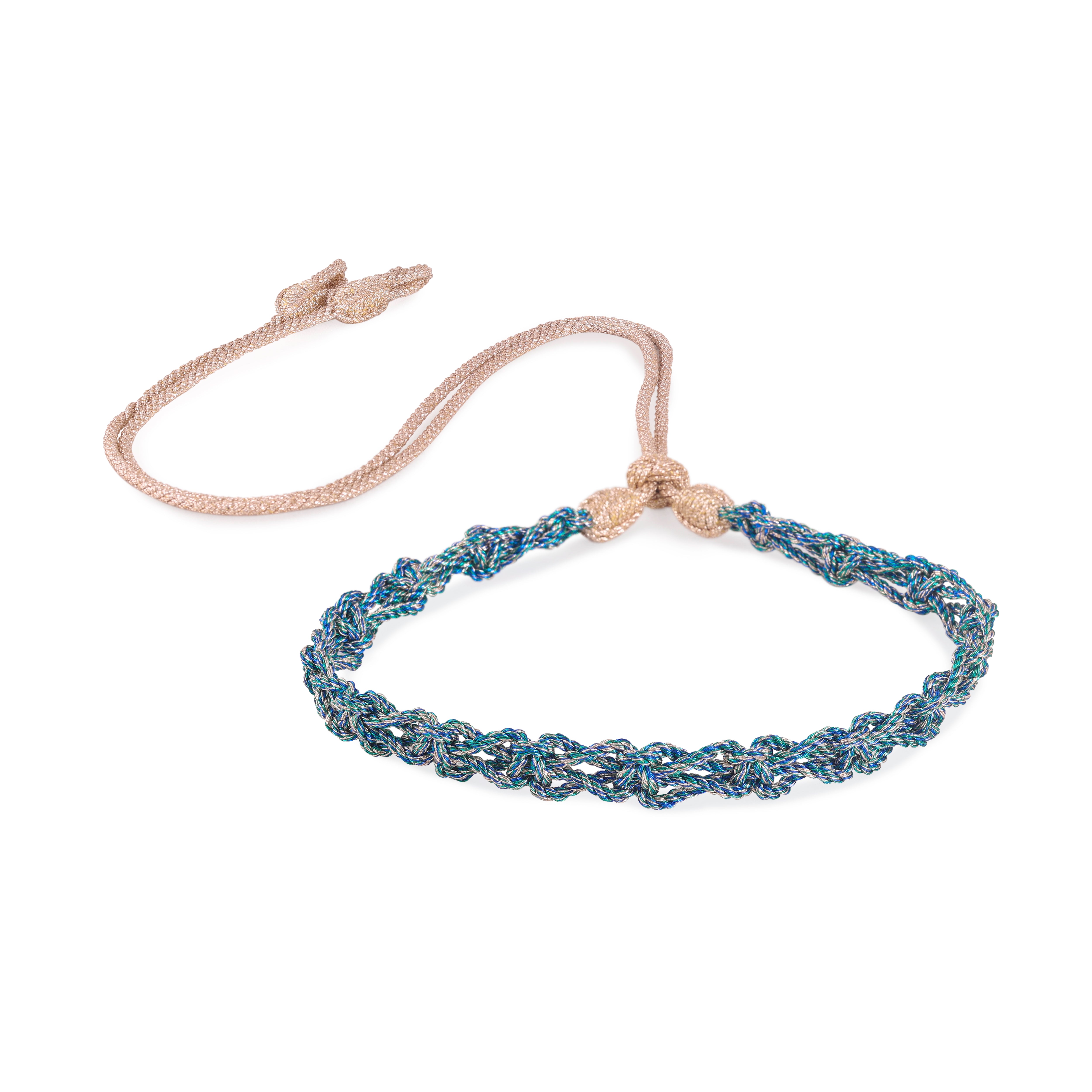 Amara nº1 Choker in Rose Gold Jade Lapis