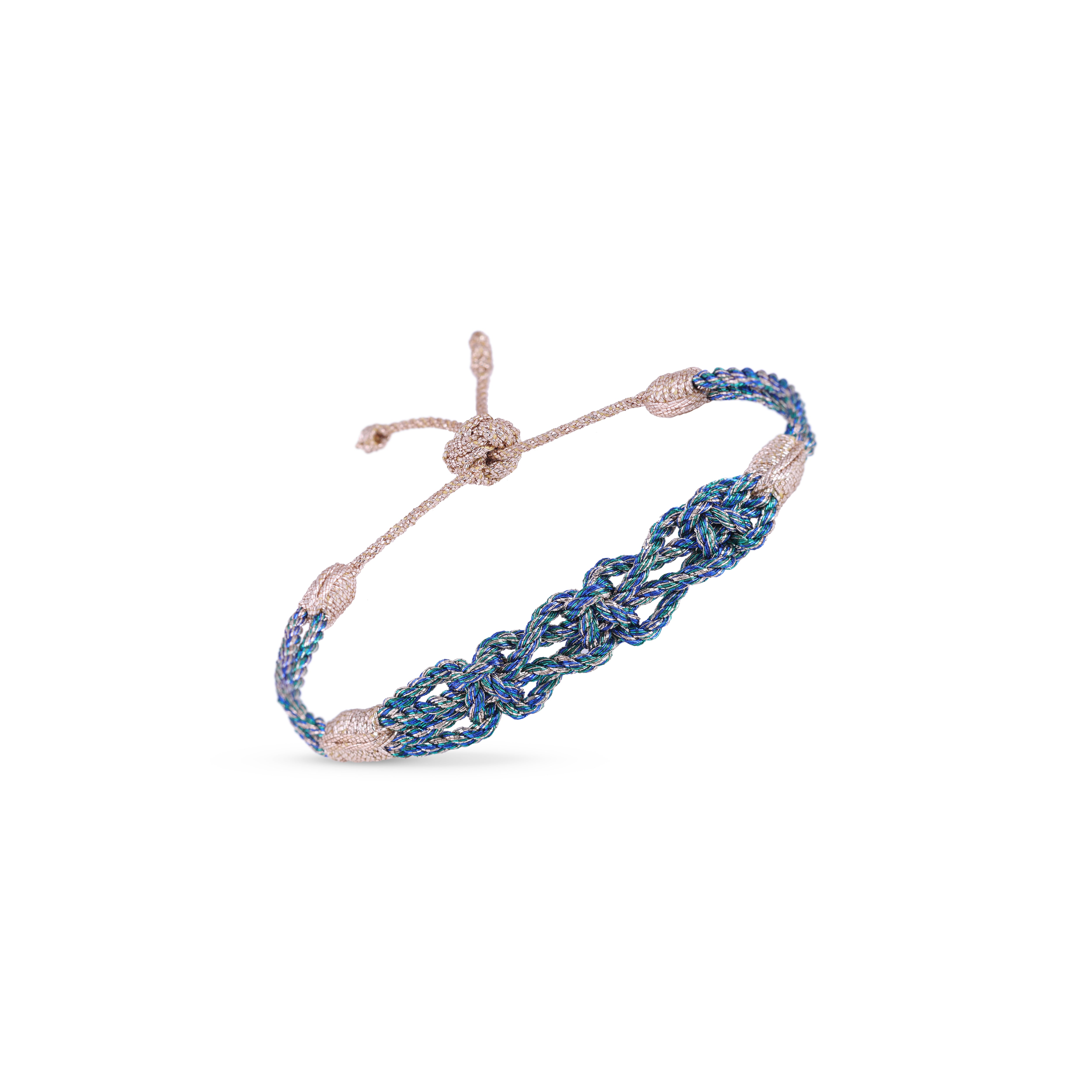 Amara nº1 Bracelet in Rose Gold Jade Lapis