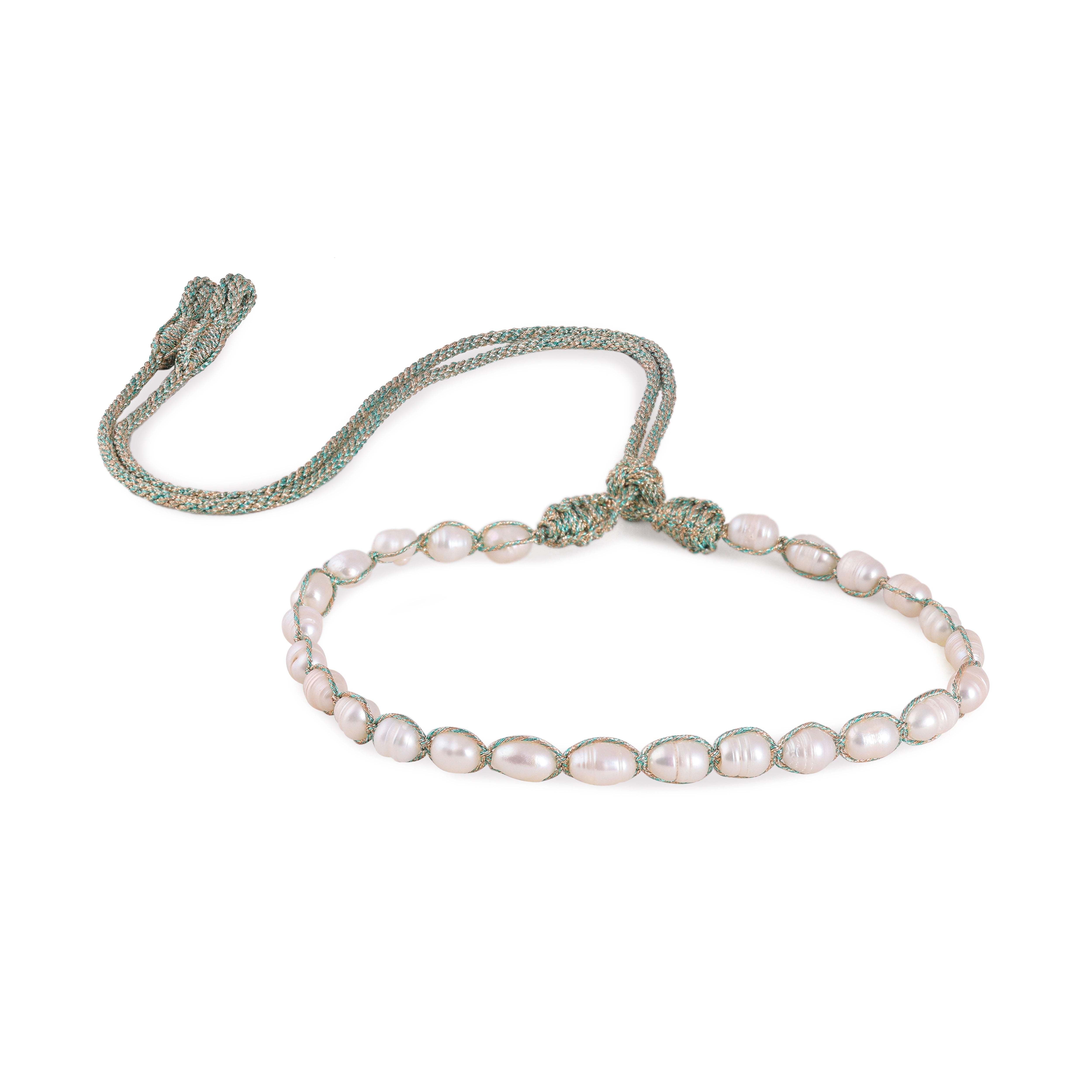Anar Necklace in Peach Geranium