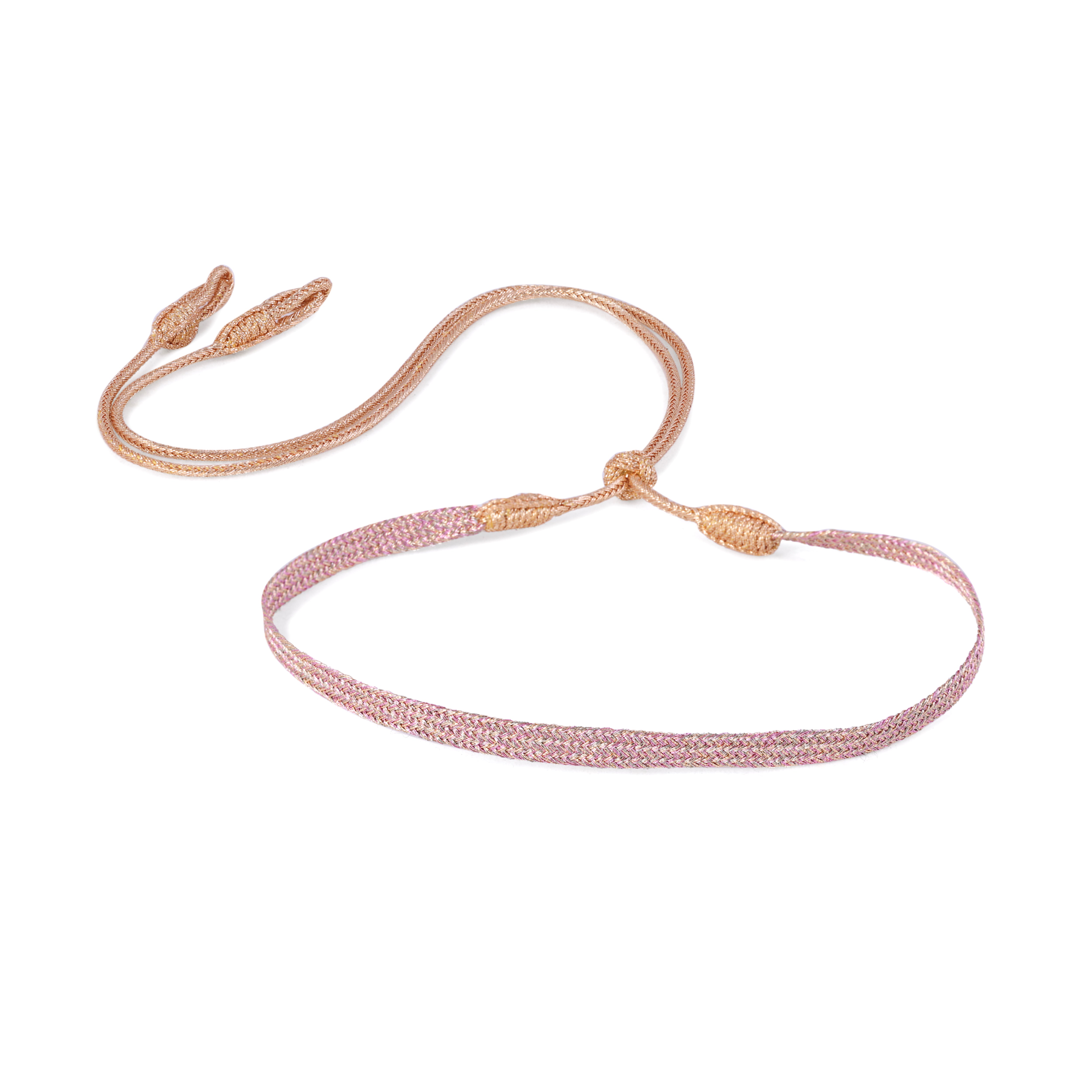 Ania n°1 Choker in Peach Pink