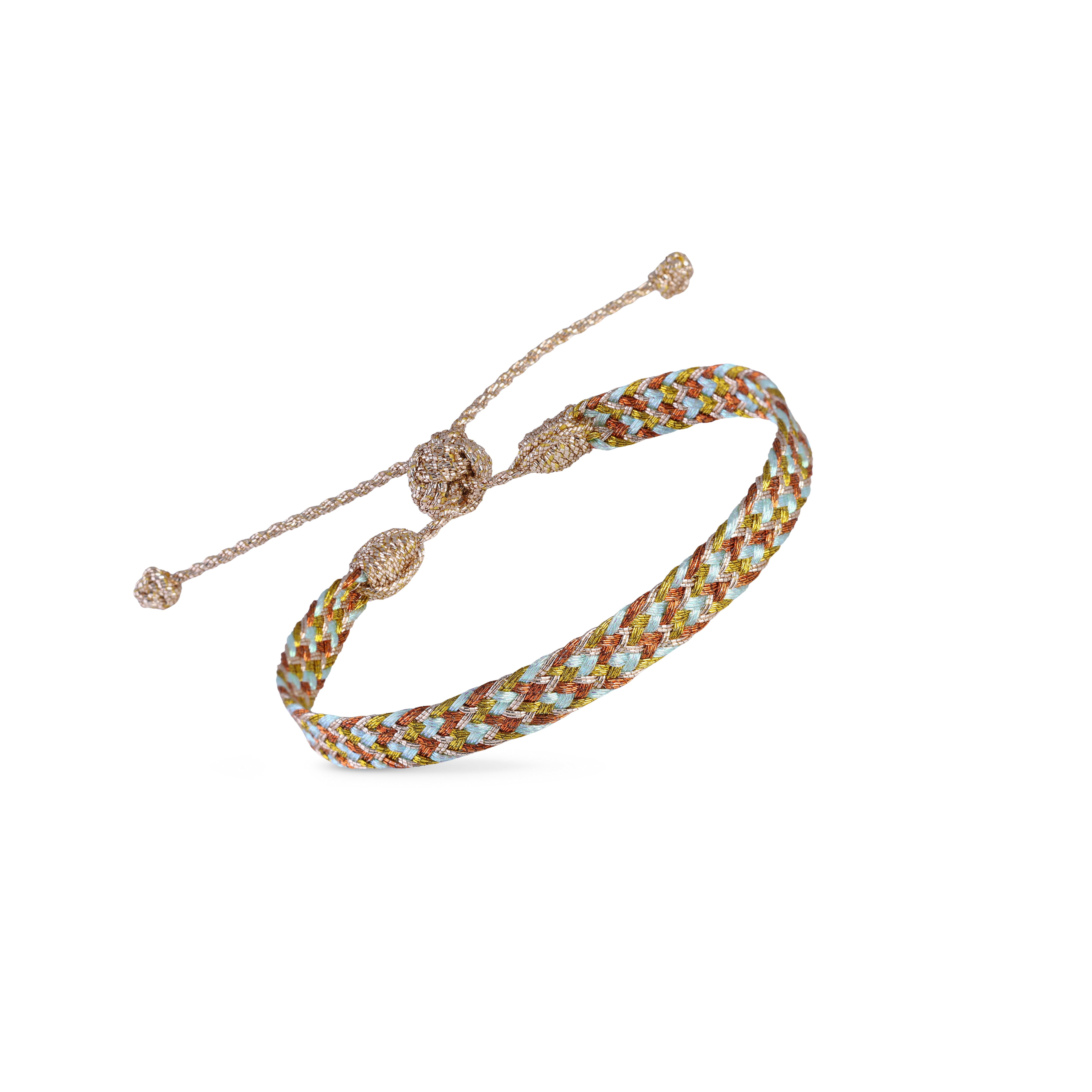 Ania nº2 bracelet in Rose Gold Toffe Glaze