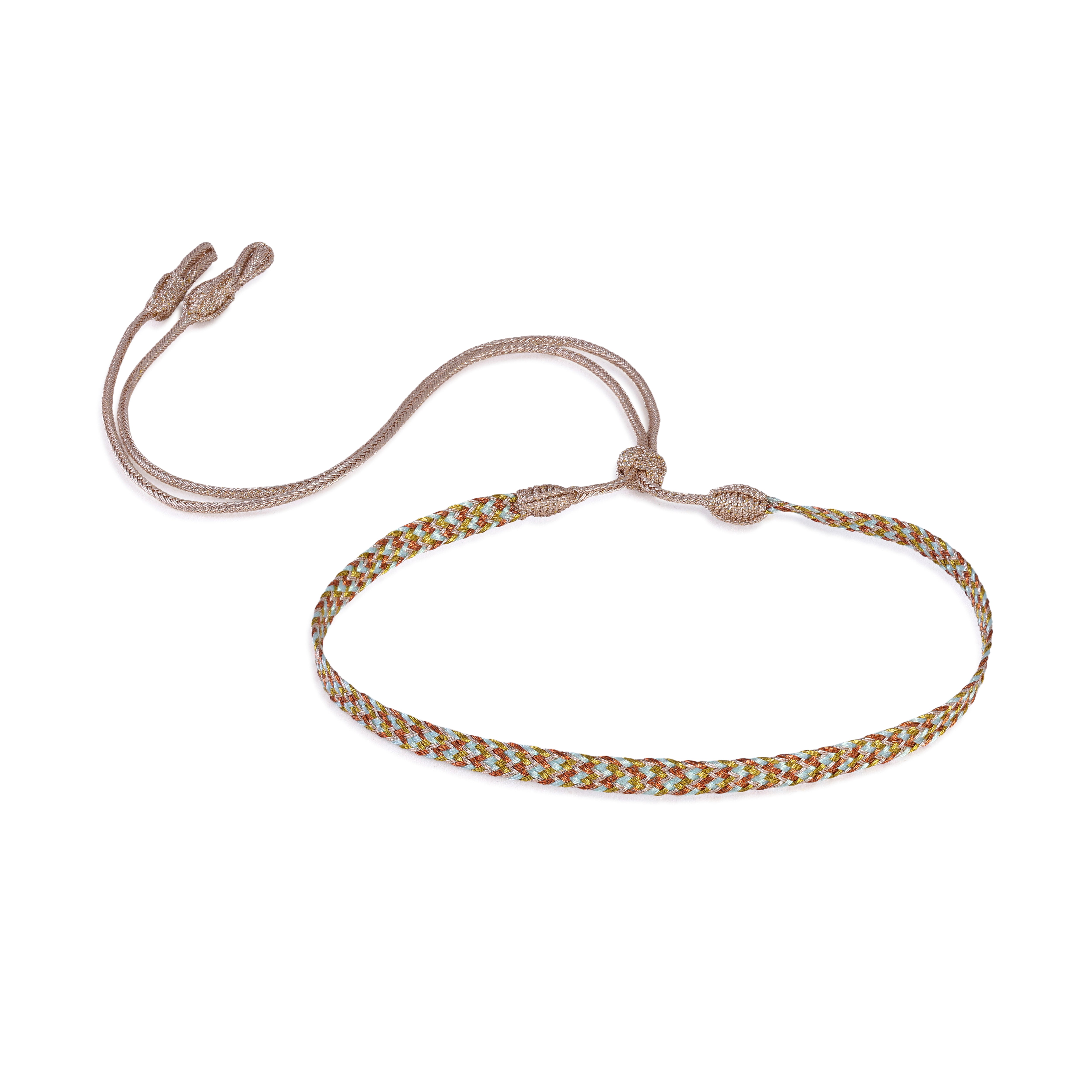 Ania nº2 choker in Rose Gold Toffe Glaze