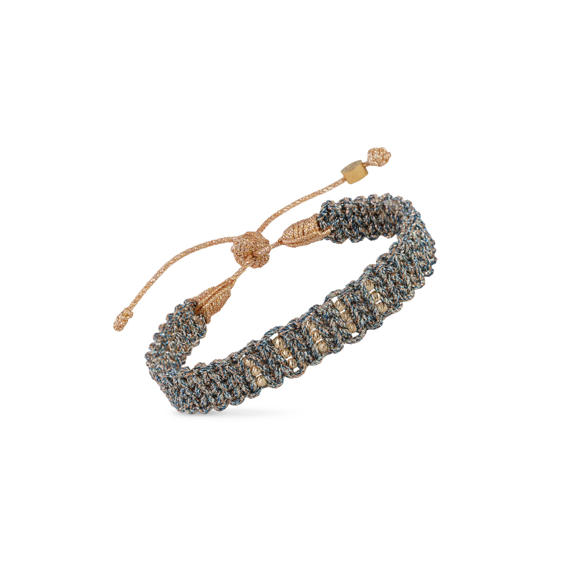 Aria nº1 Bracelet in Peach Sea Sage w/ 18k Gold