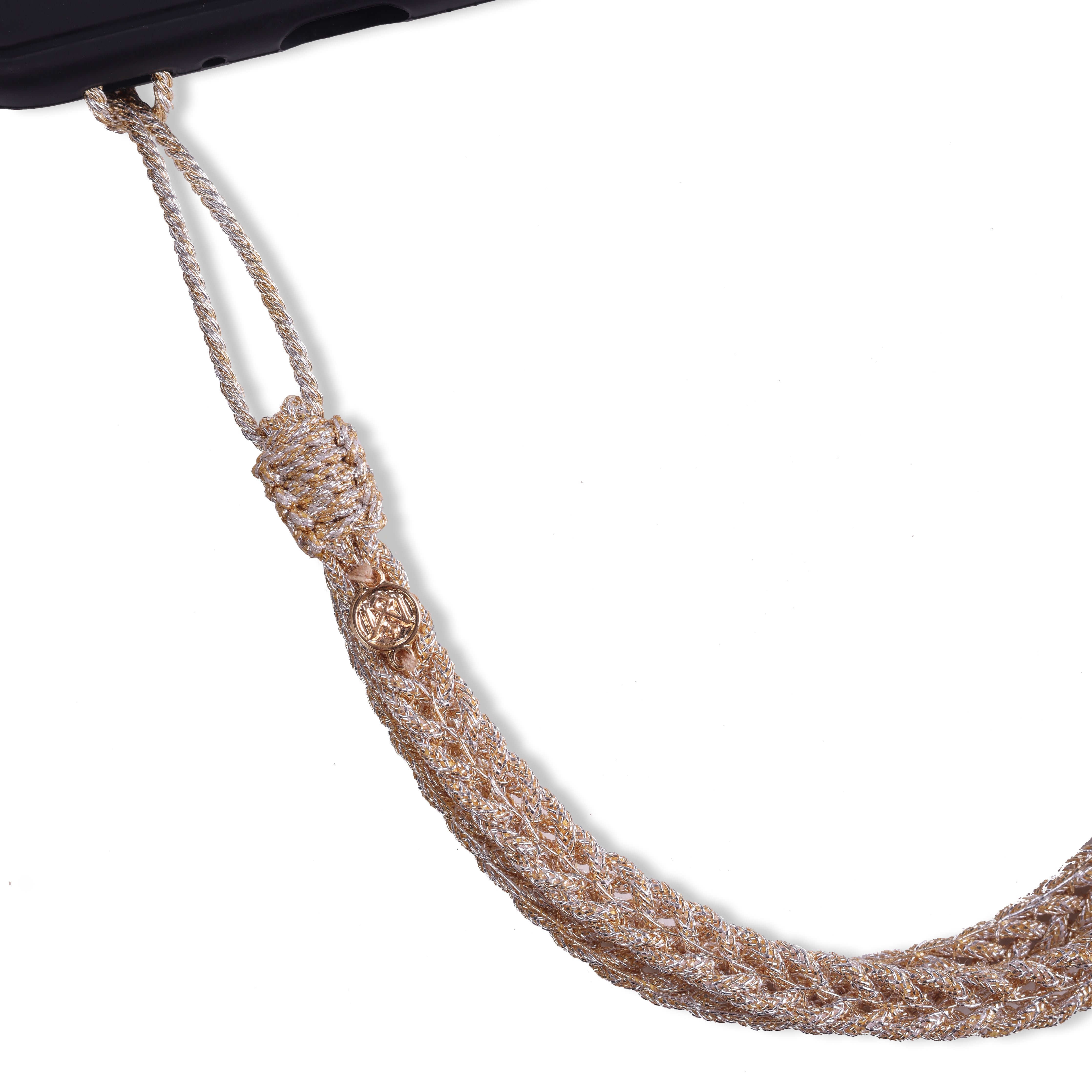 Sfifa Phone Strap in Gold & Silver