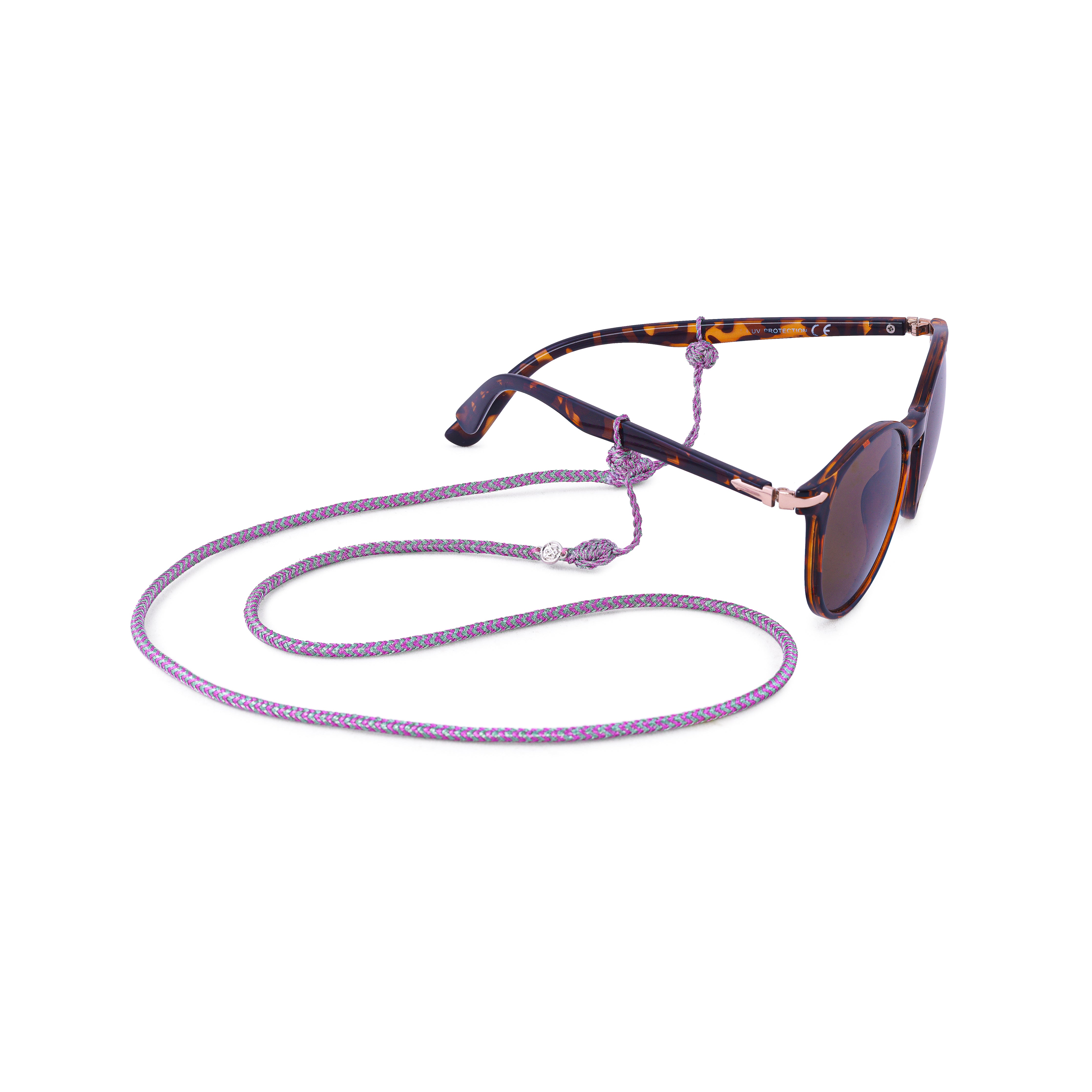 Cable Glasses Strap In Hot Pink