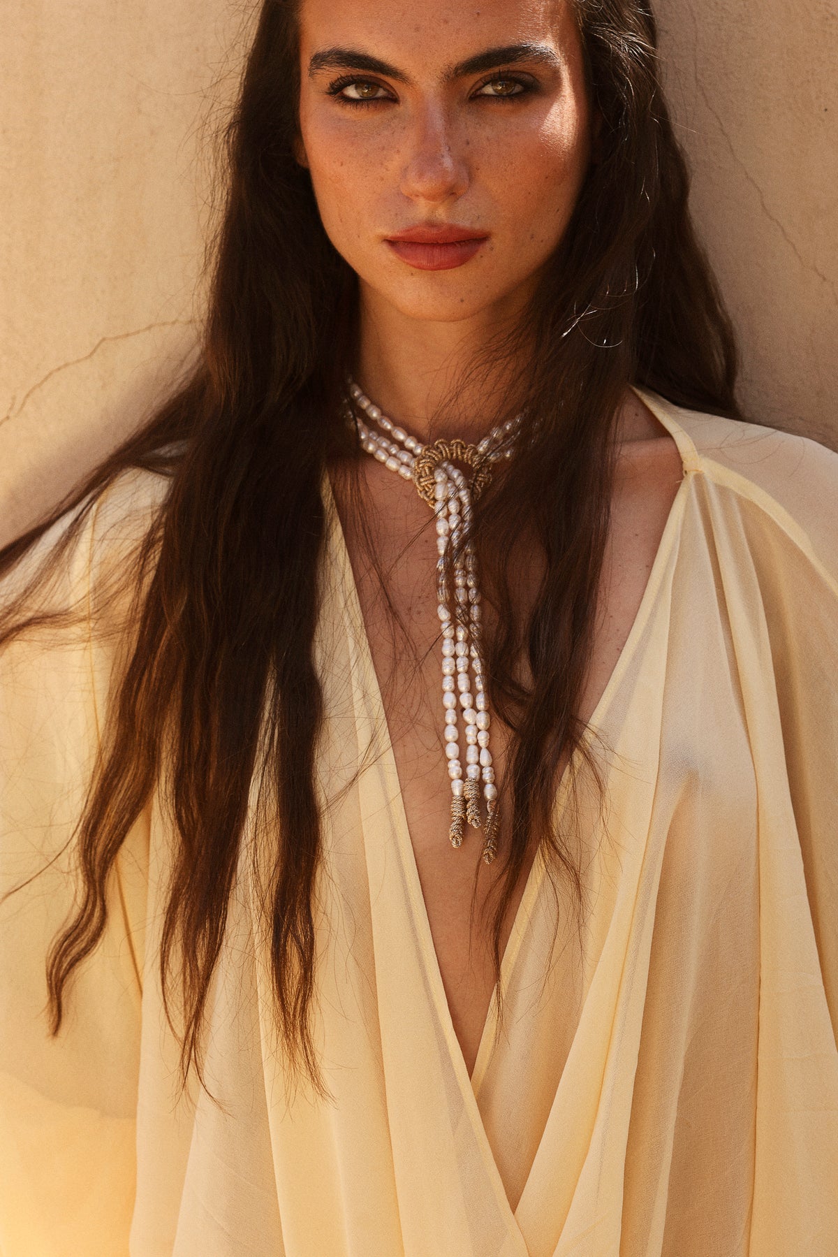 Maxi Halo Necklace in Rose Gold w/ Joher