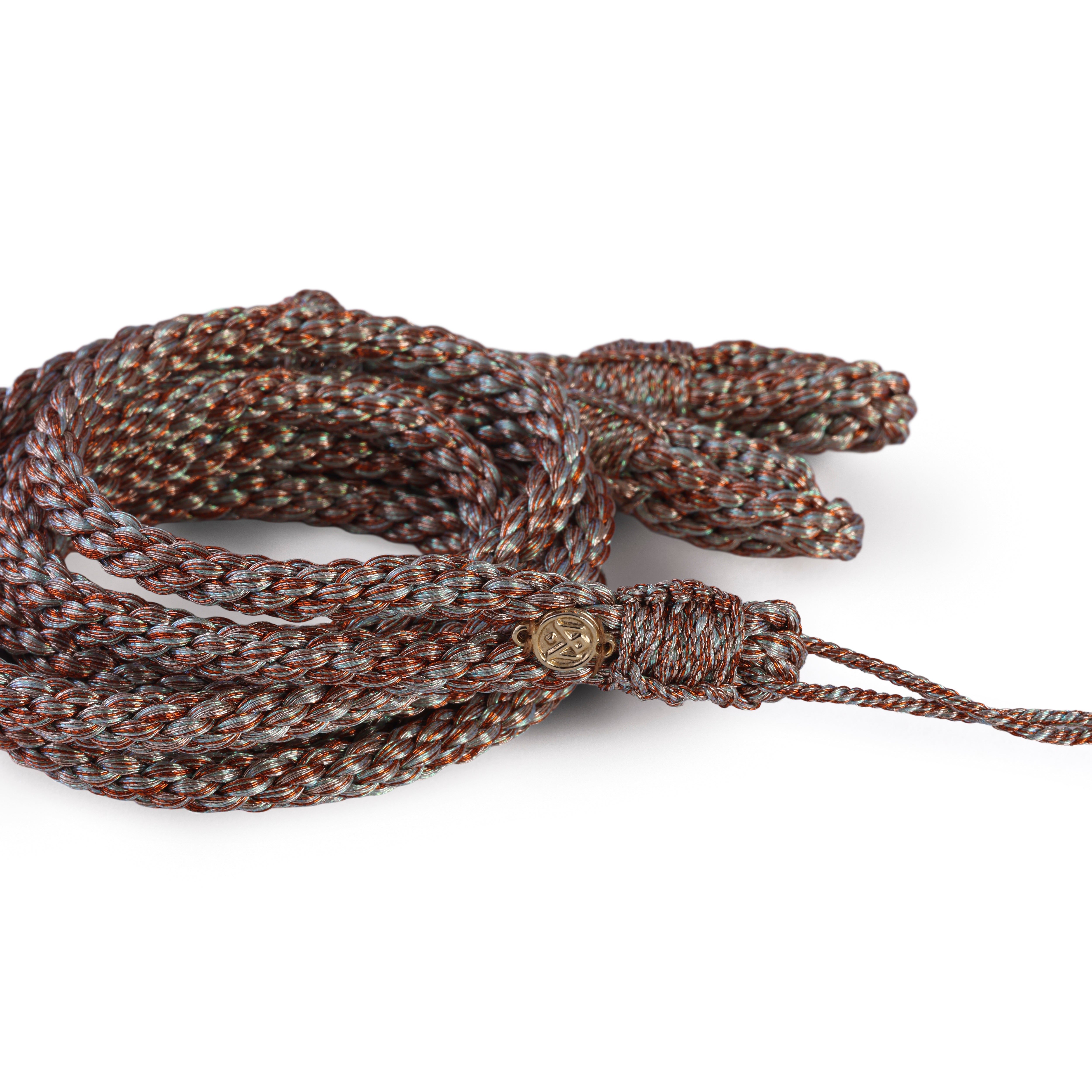 Cordea Phone Strap in Rose Gold Seafoam Toffee