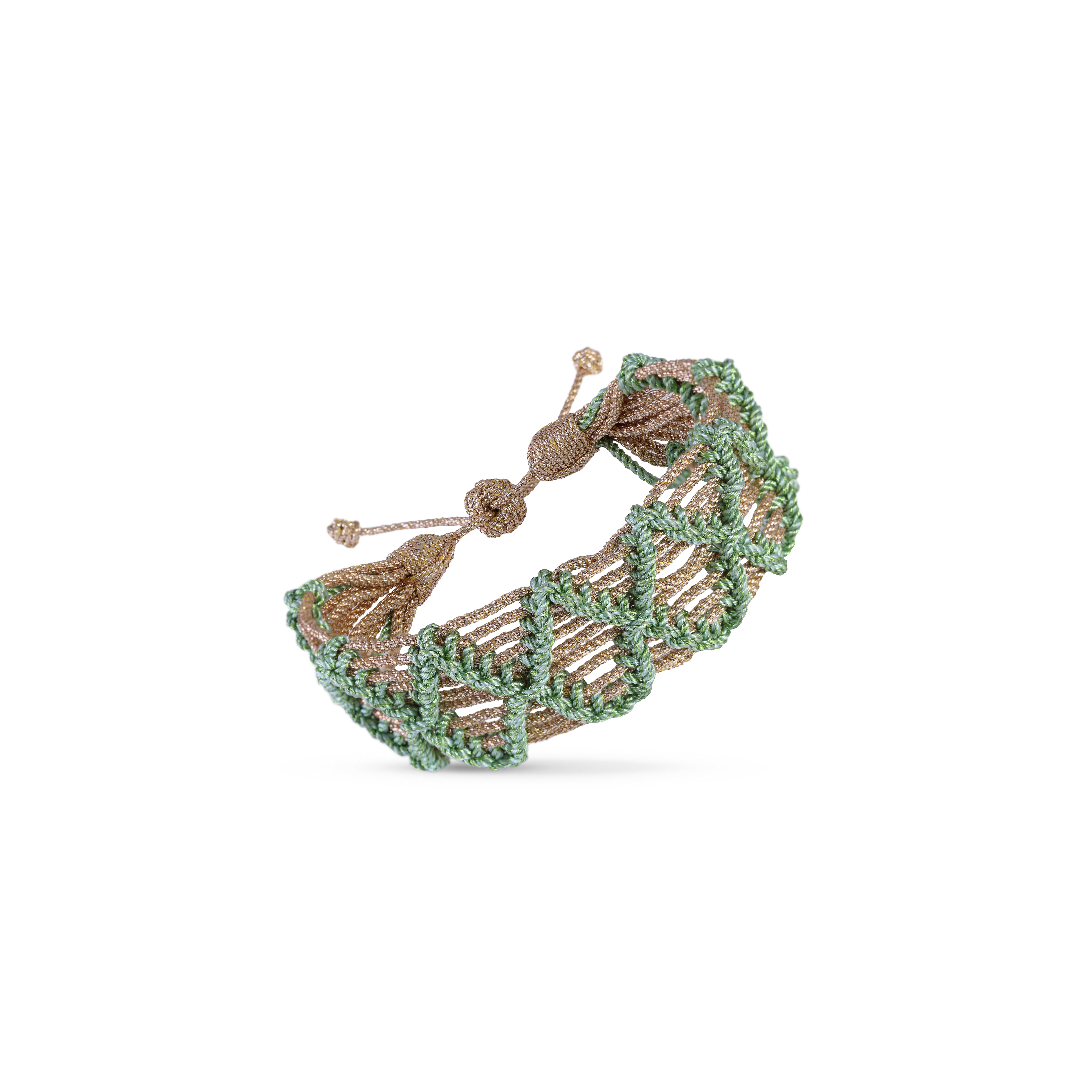 Dama nº2 bracelet in Rose Gold Seafoam Matcha