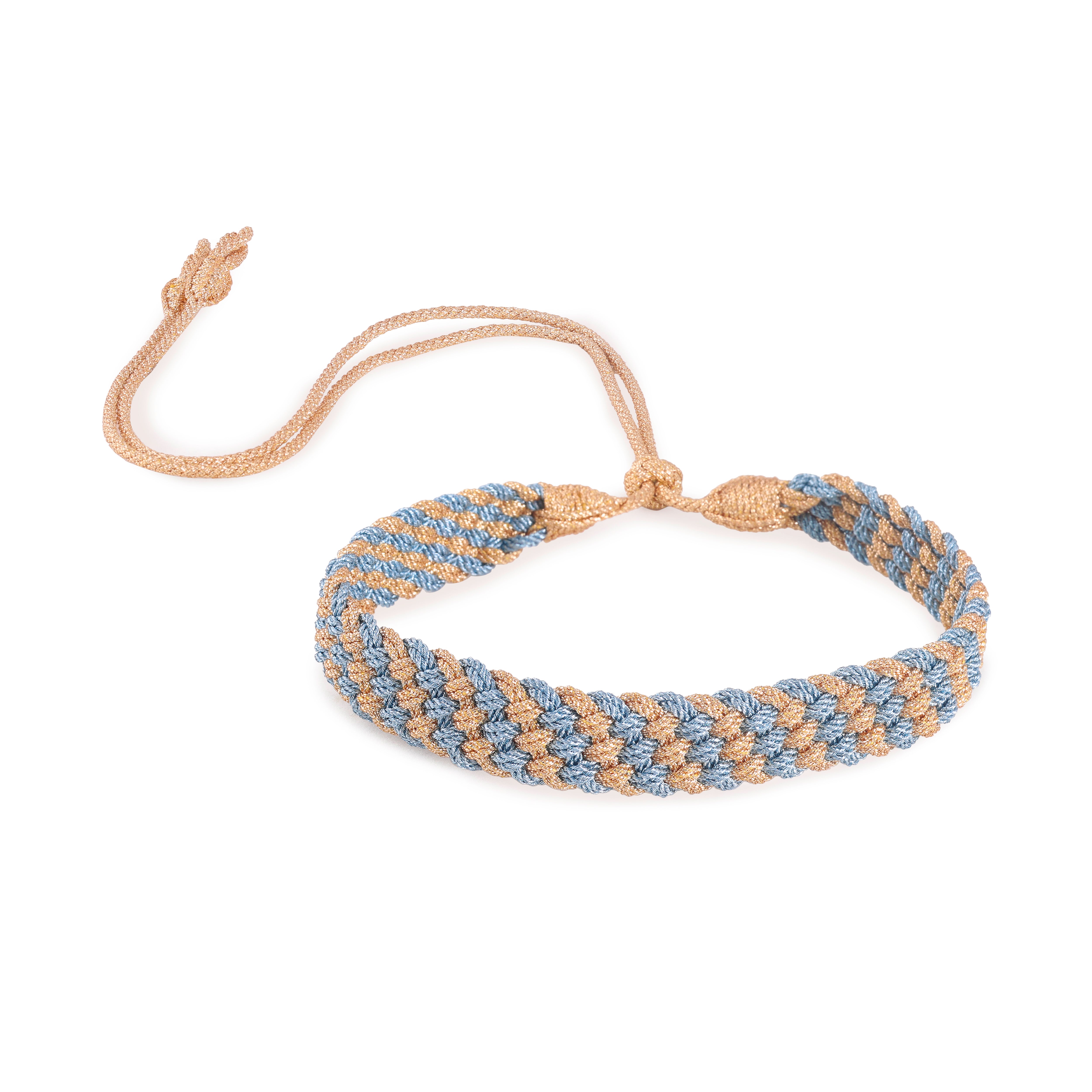 Diyah nº2 Choker in Peach Powder Blue