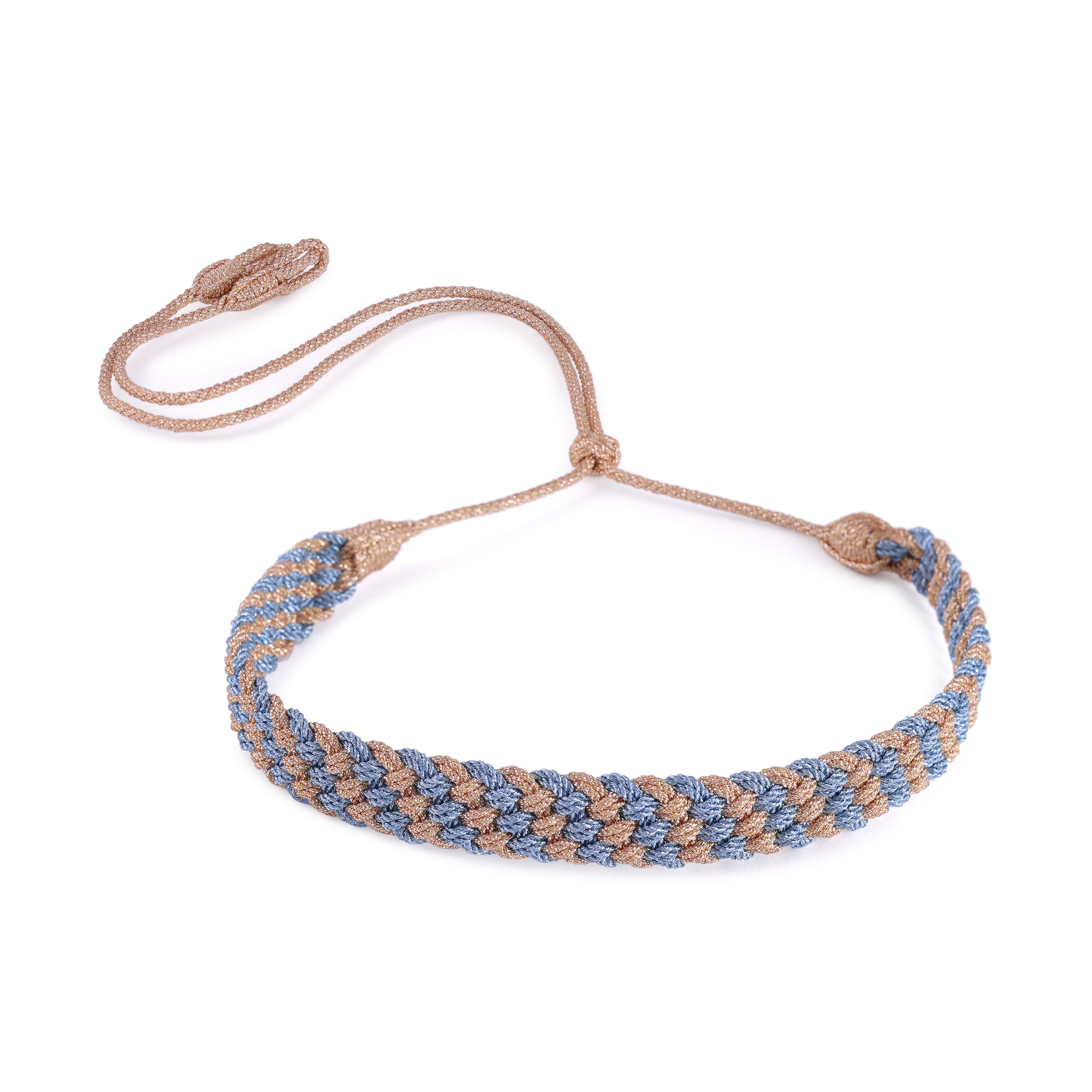 Box n°1 Choker in Peach Turquoise