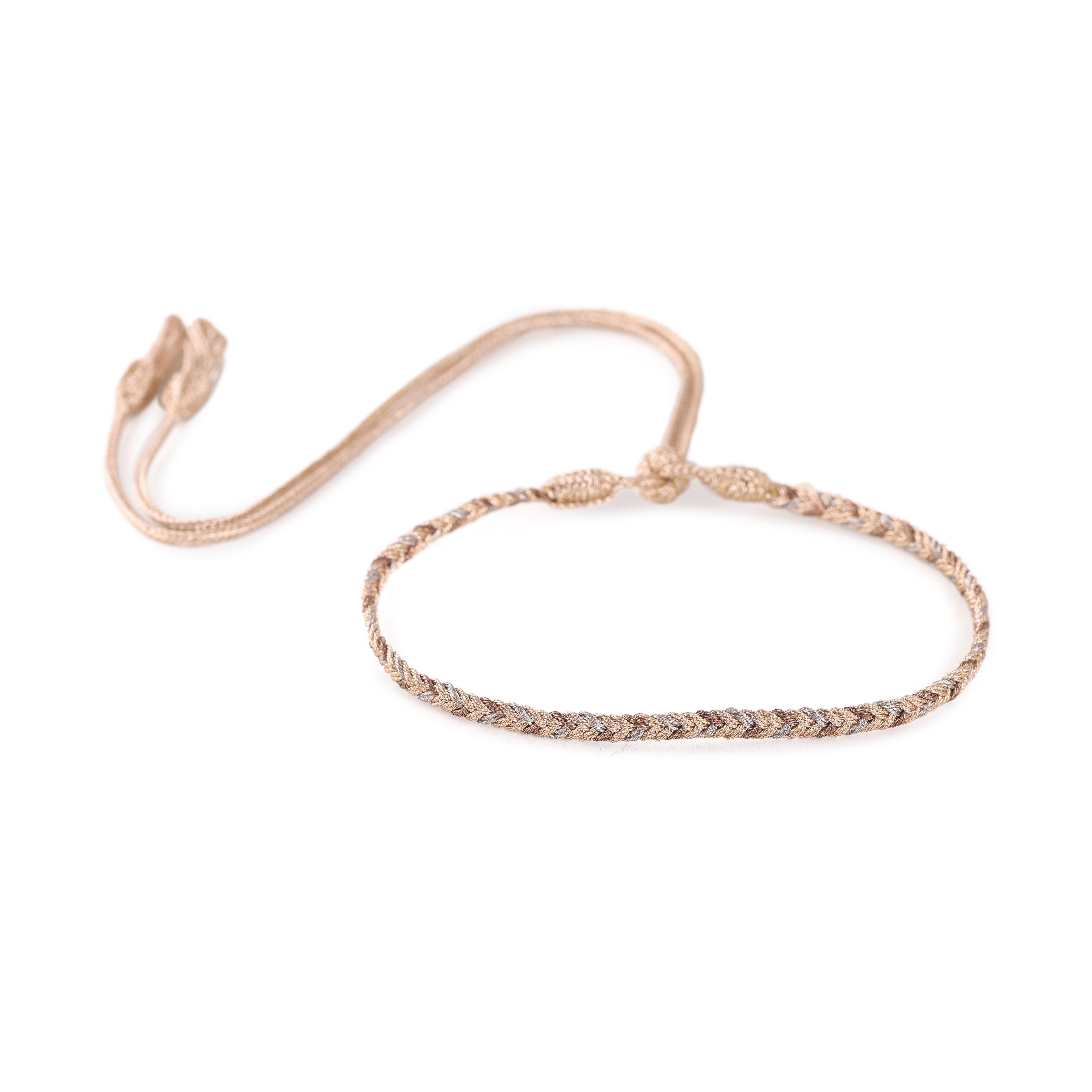 Choker Eya nº2 en Rose Gold Vintage Mocha