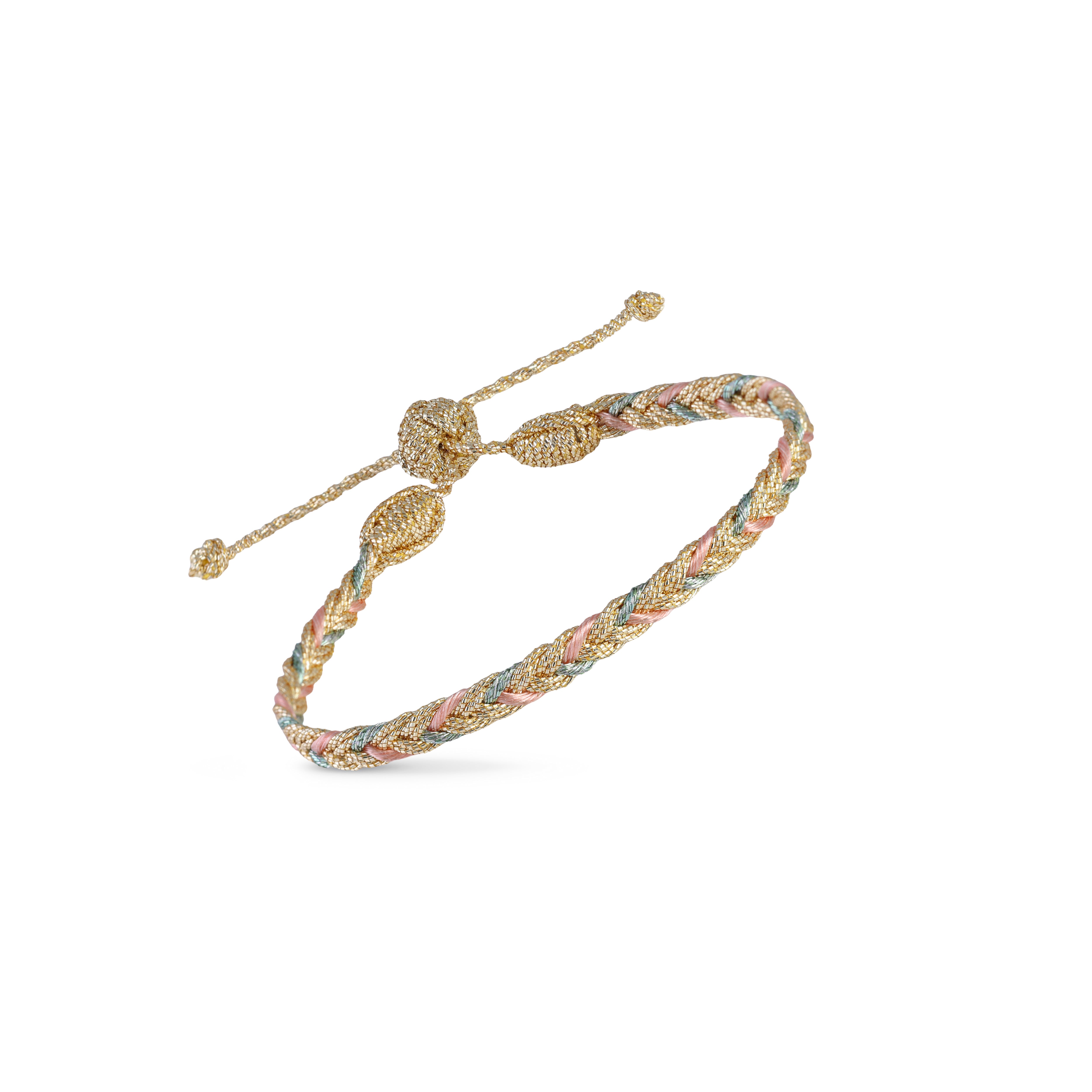 Eya nº2 bracelet in Gold Light Basil