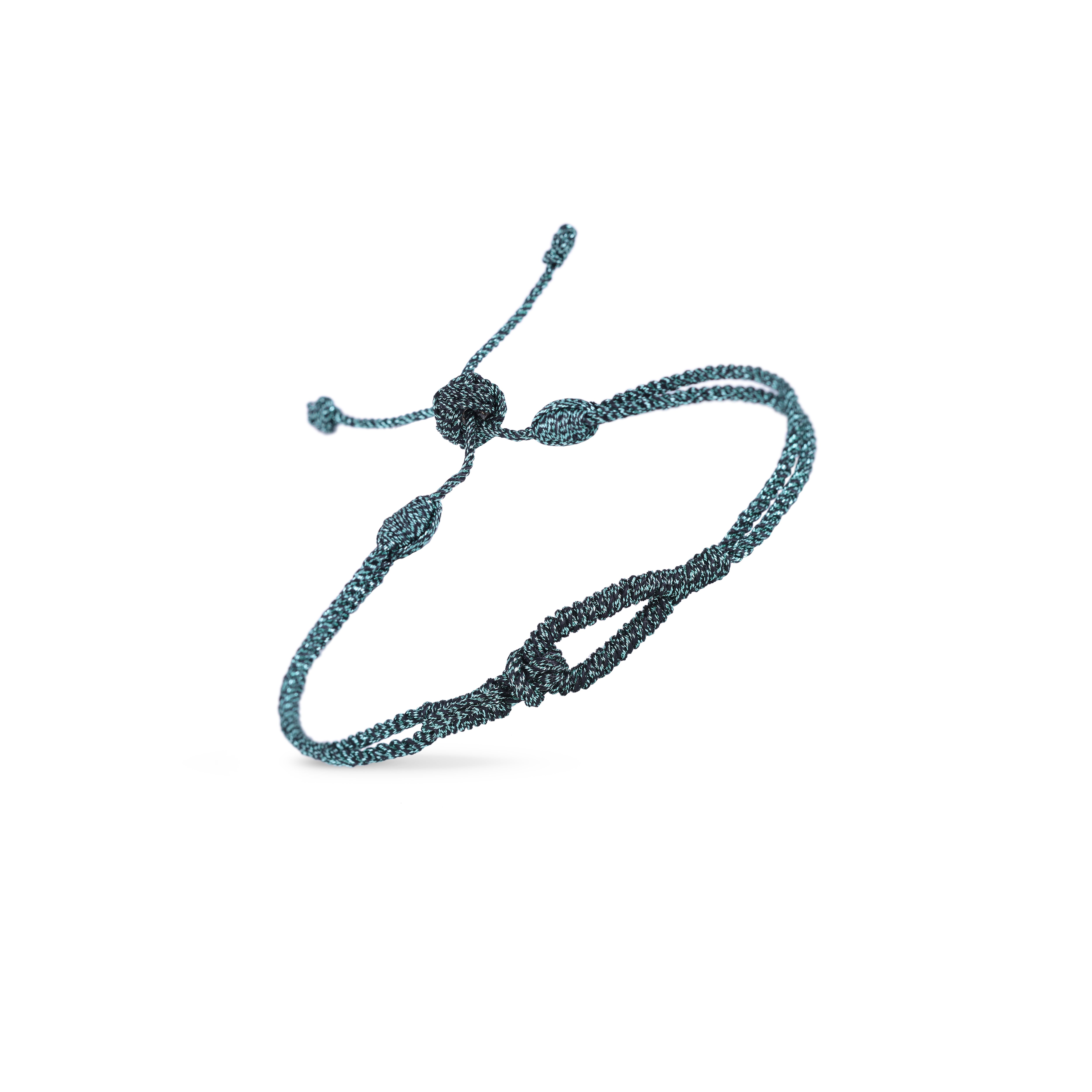 Hook Bracelet in Bright Jade - Men