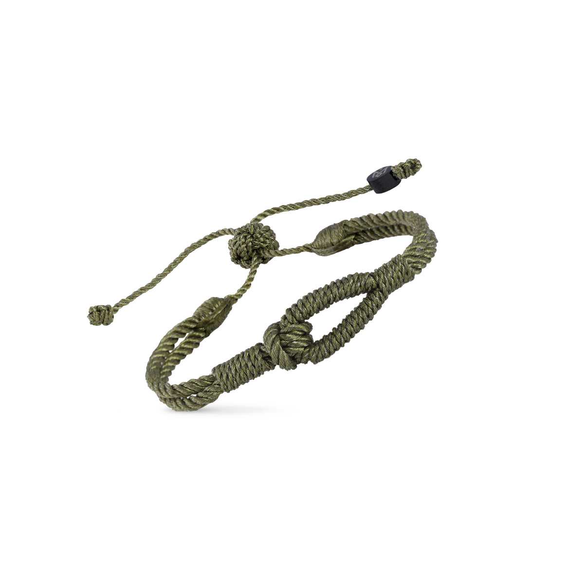 Hook Bracelet Matte Olive - KIDS
