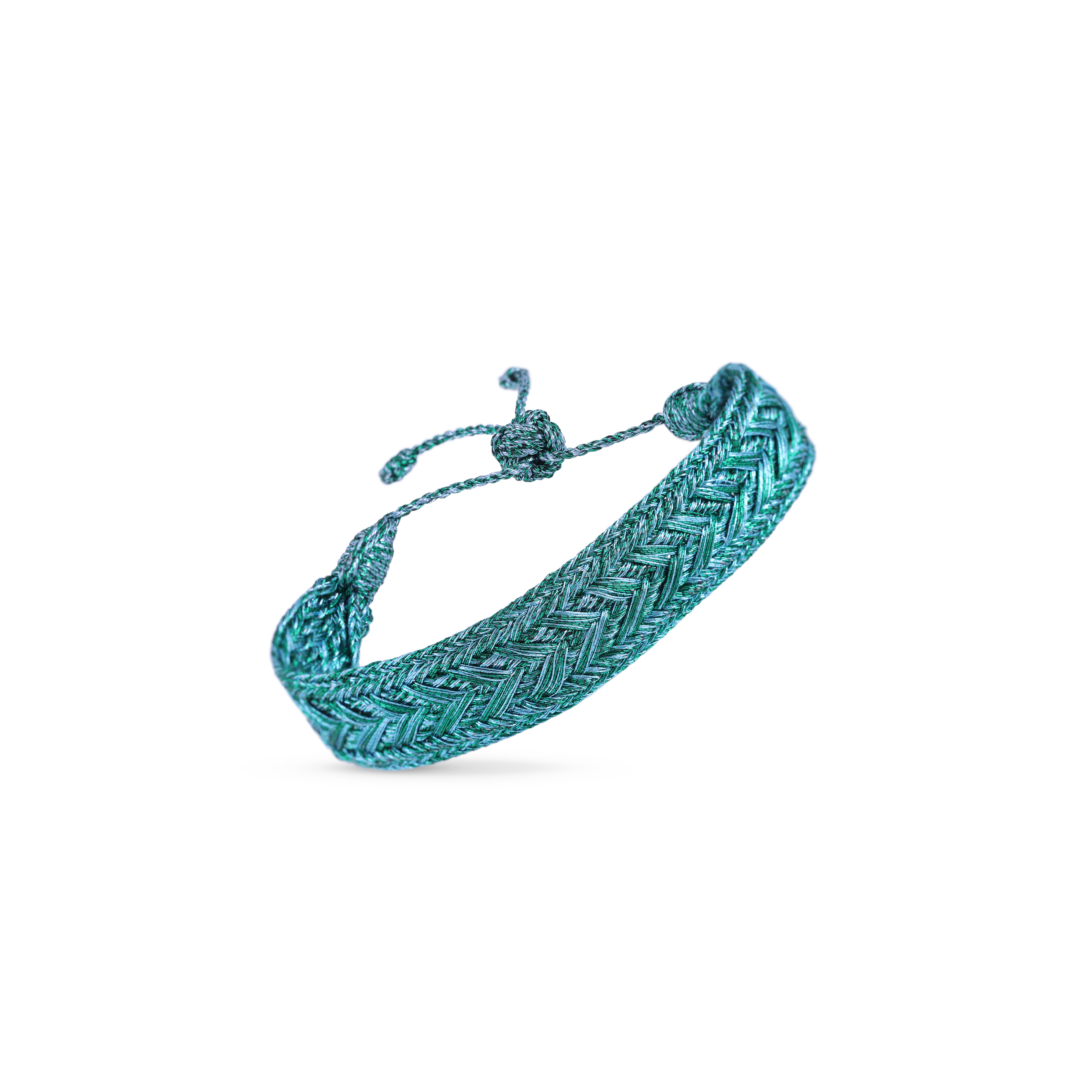 Intermix nº1 Bracelet in Forest Green Arctic Blue