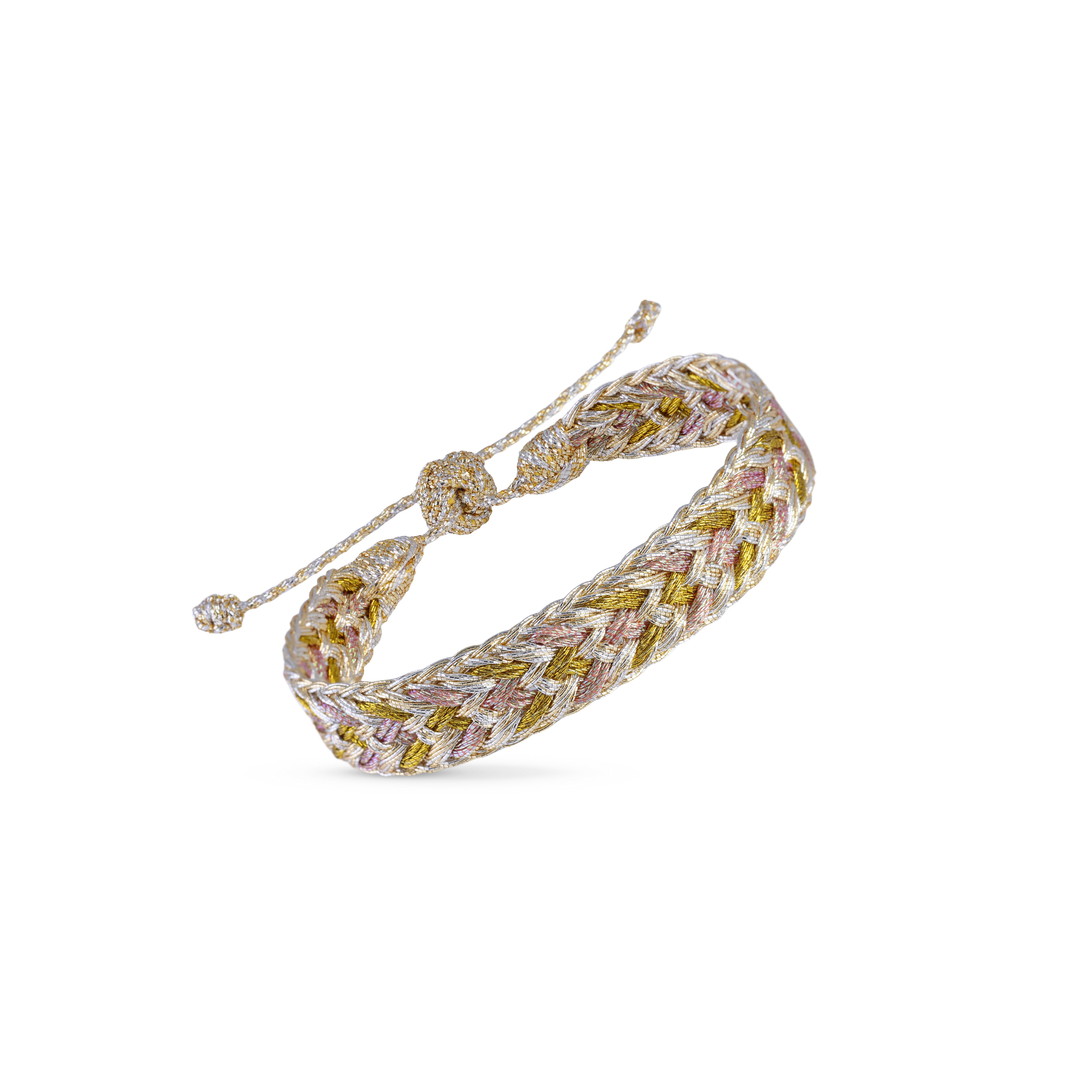Irhi nº2 bracelet in Gold & Silver Honey Blush