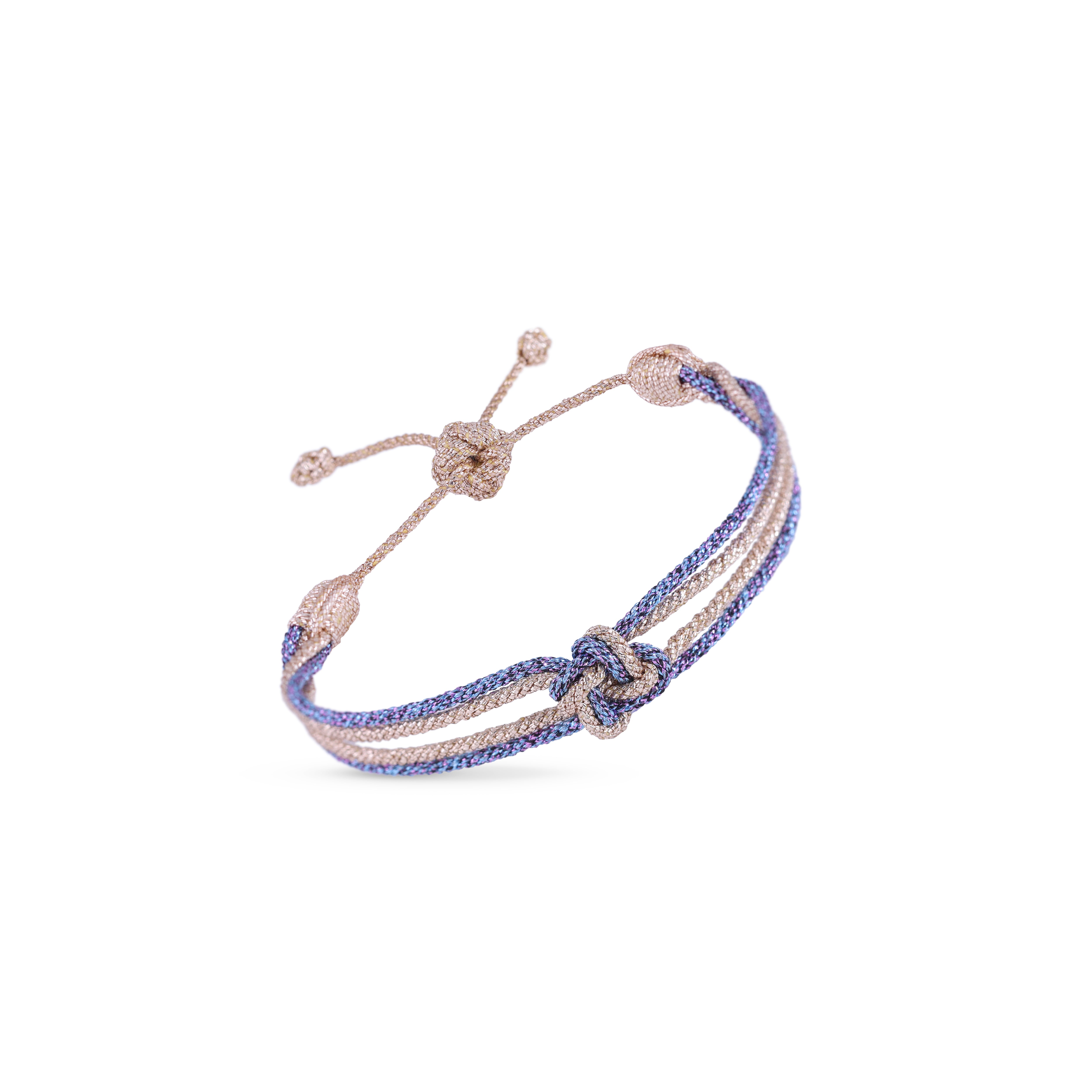 Iris nº2 Bracelet in Rose Gold Amethyst