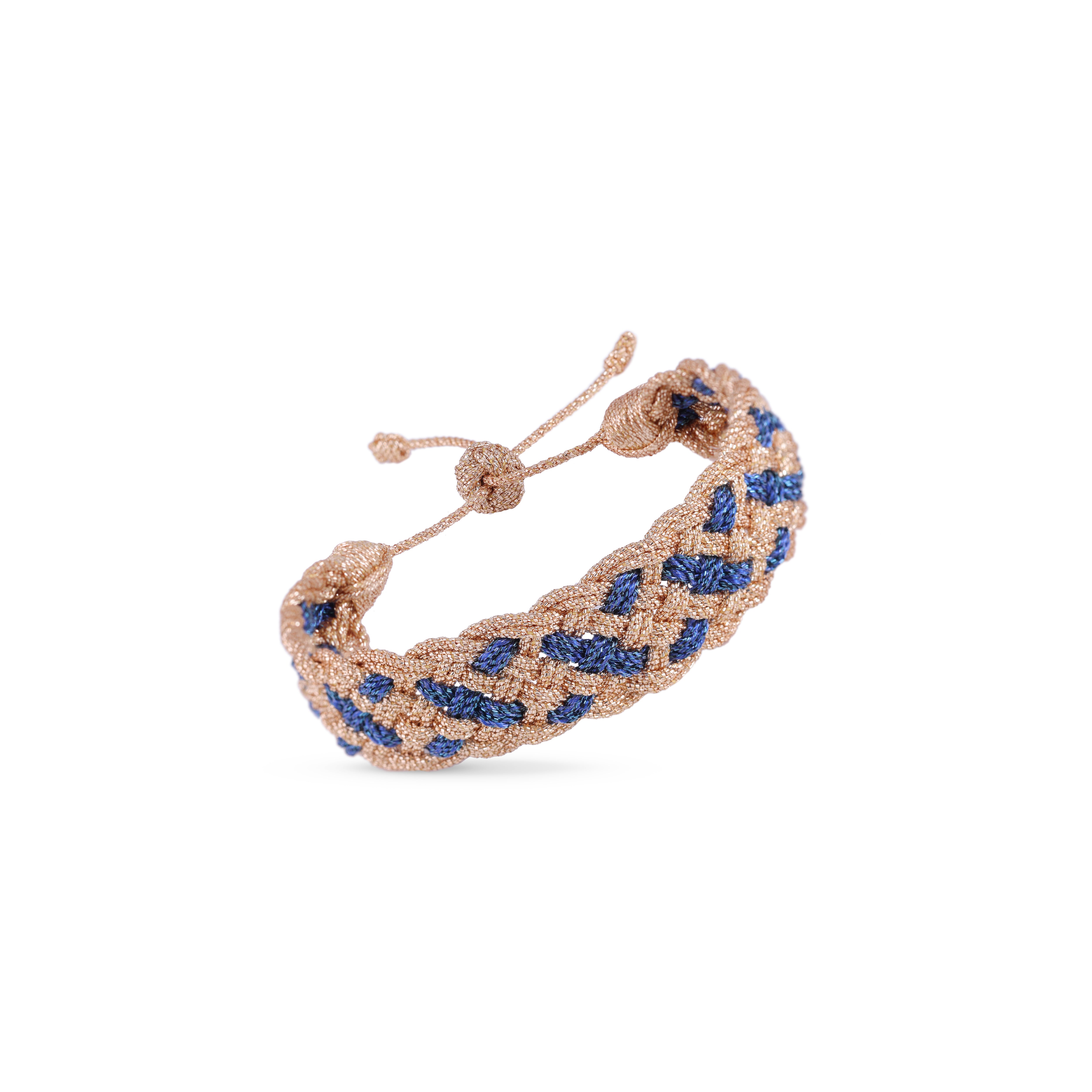 Izem nº2 Bracelet in Peach Indigo