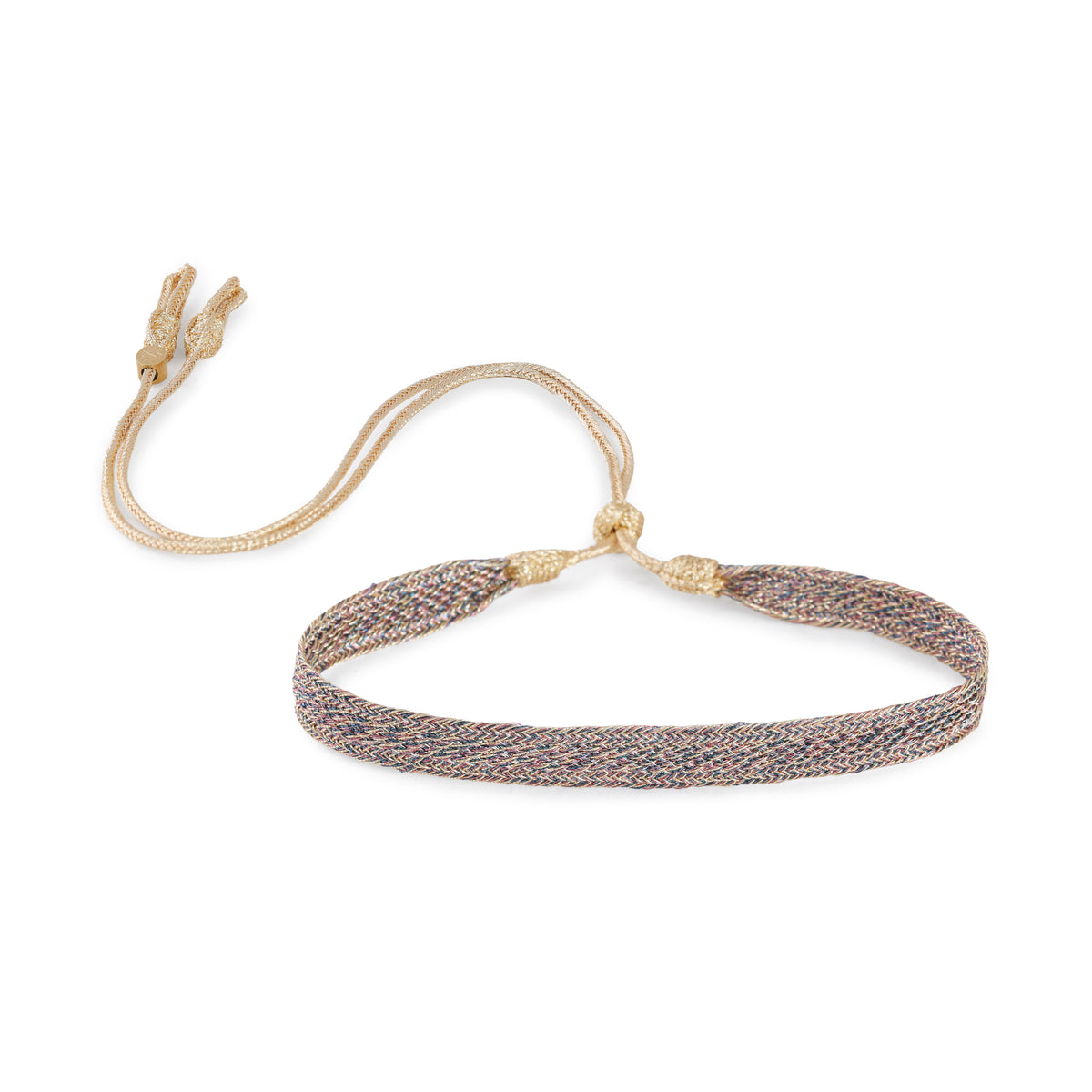Izy nº1 choker Gold Petrol Burgundy
