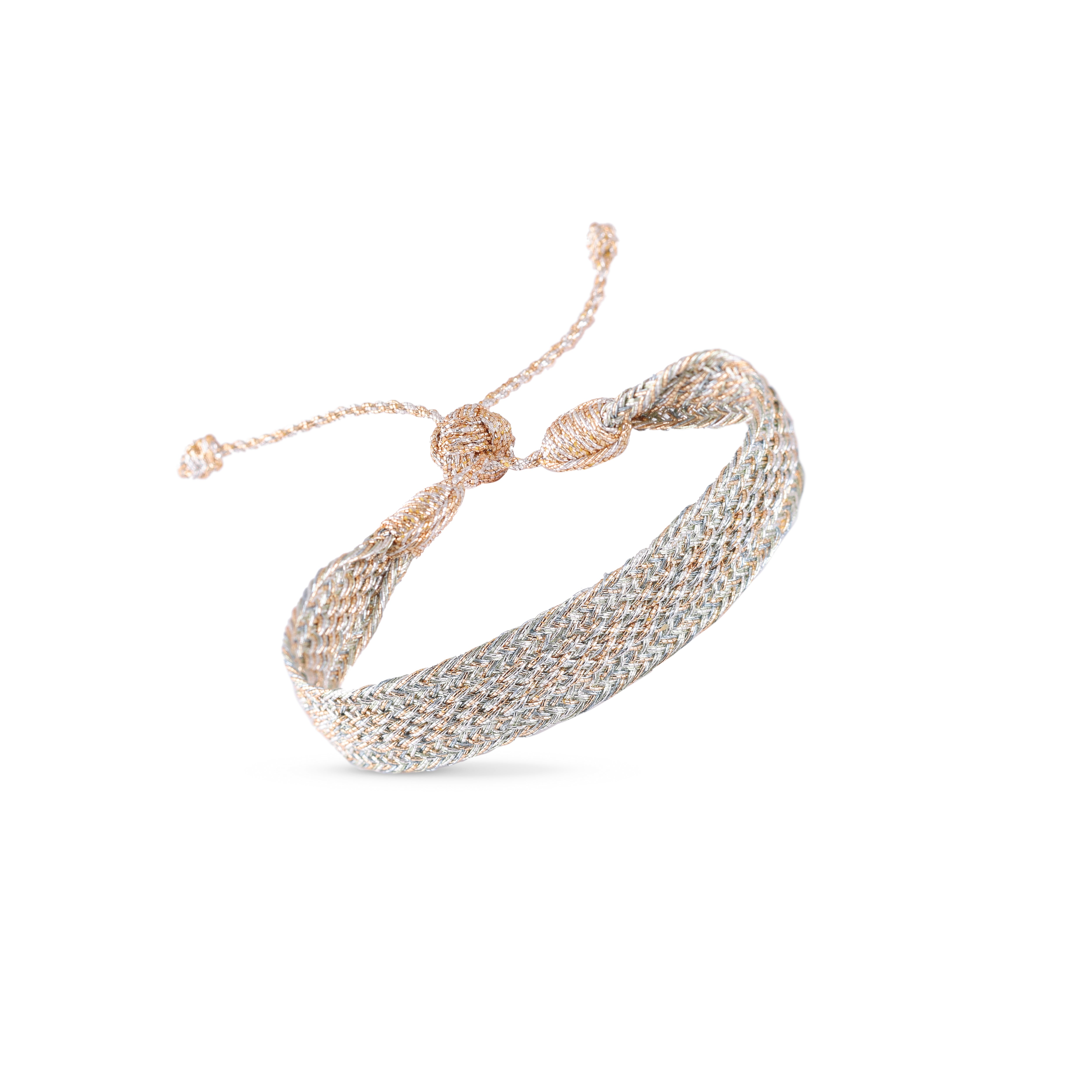 Izy nº1 Bracelet in Gold & Silver Almond