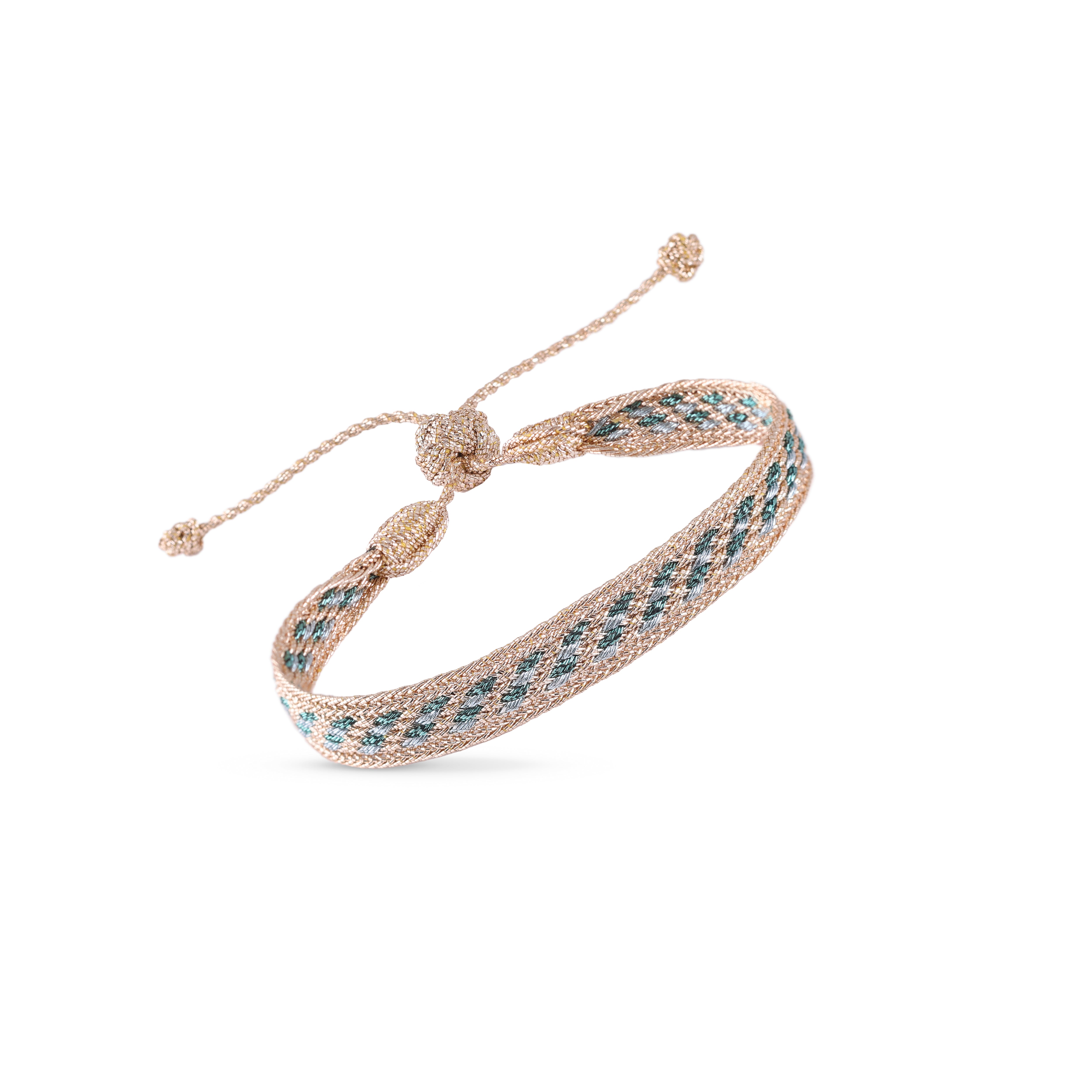 Izy nº2 Bracelet in Rose Gold Metallic Grey