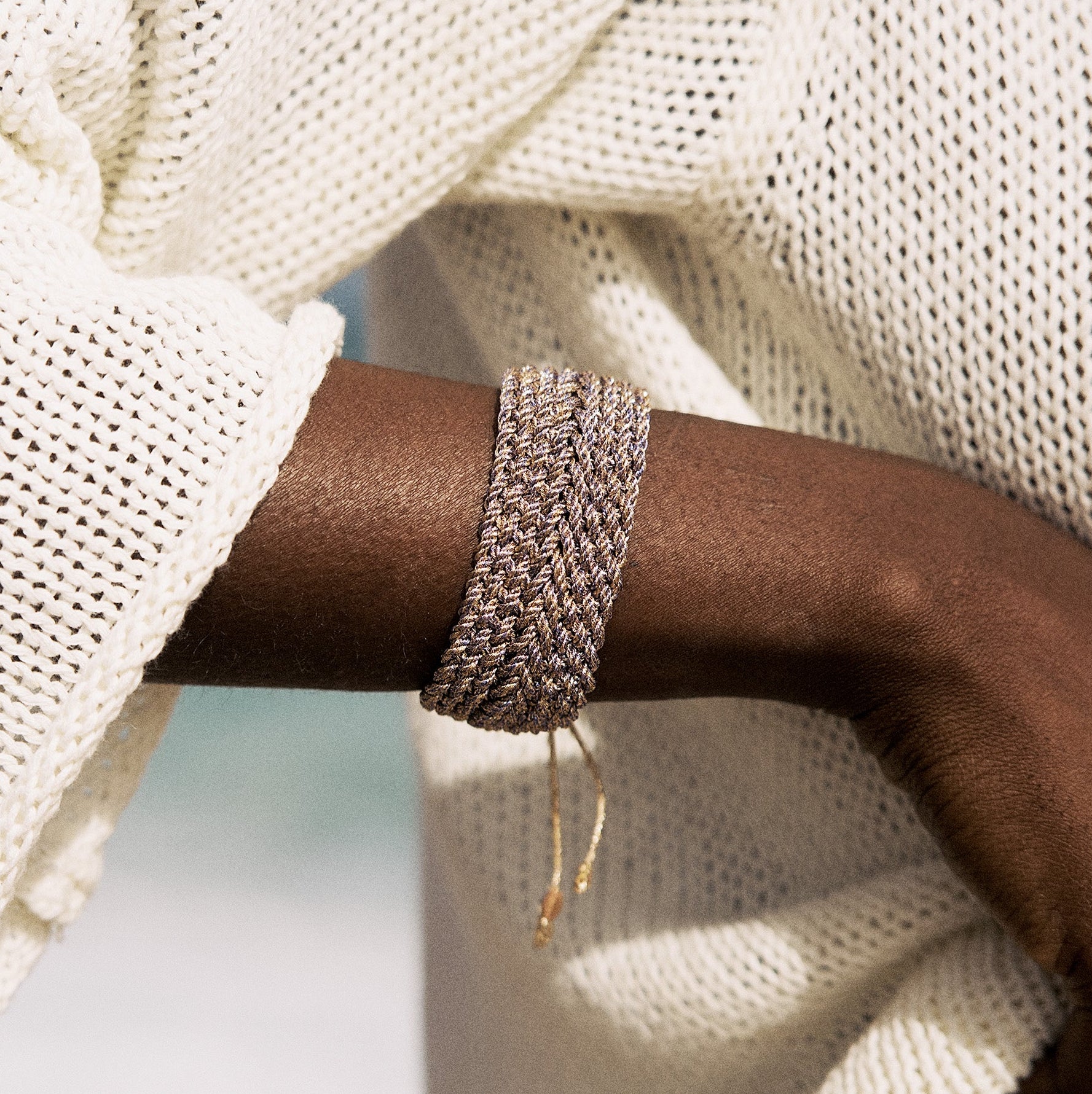 Uzoud nº1 Bracelet in Rose Gold Lavender Champagne