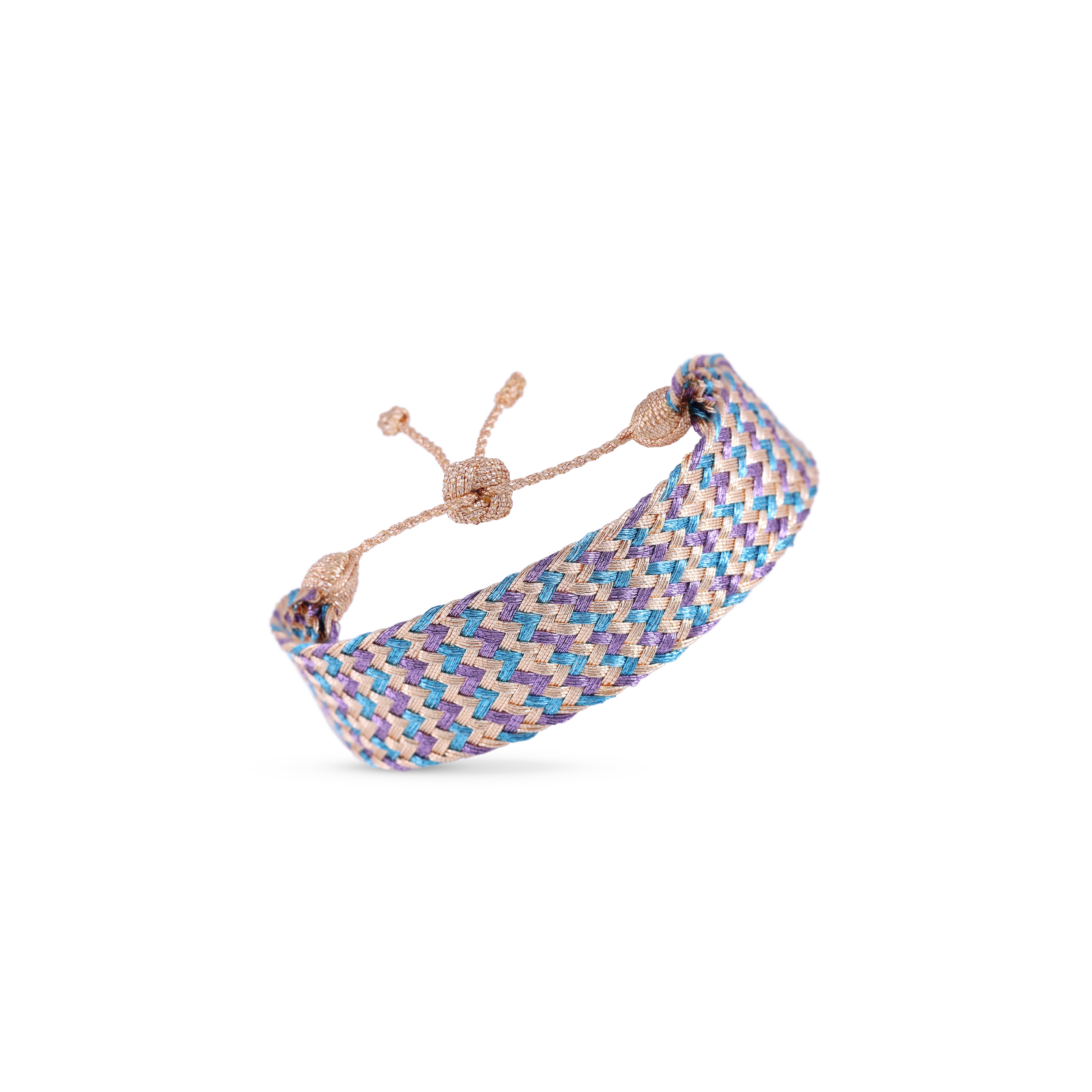 Maxi Ania nº2 Bracelet in Peach Ocean Ash Lavender