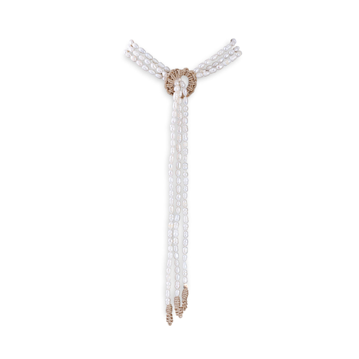 Maxi Halo Necklace in Rose Gold w/ Joher