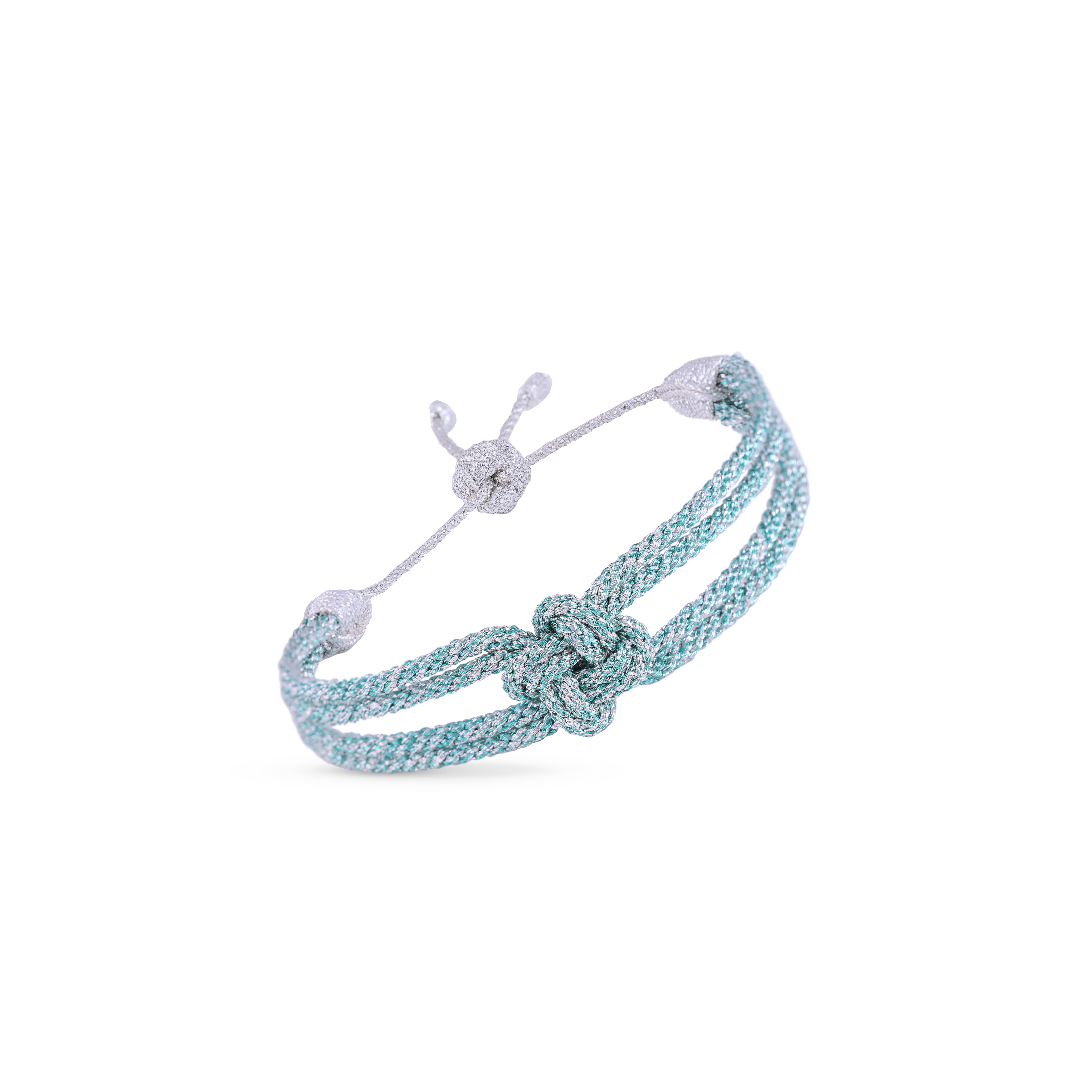 Maxi Iris nº1 Bracelet in Silver Geranium