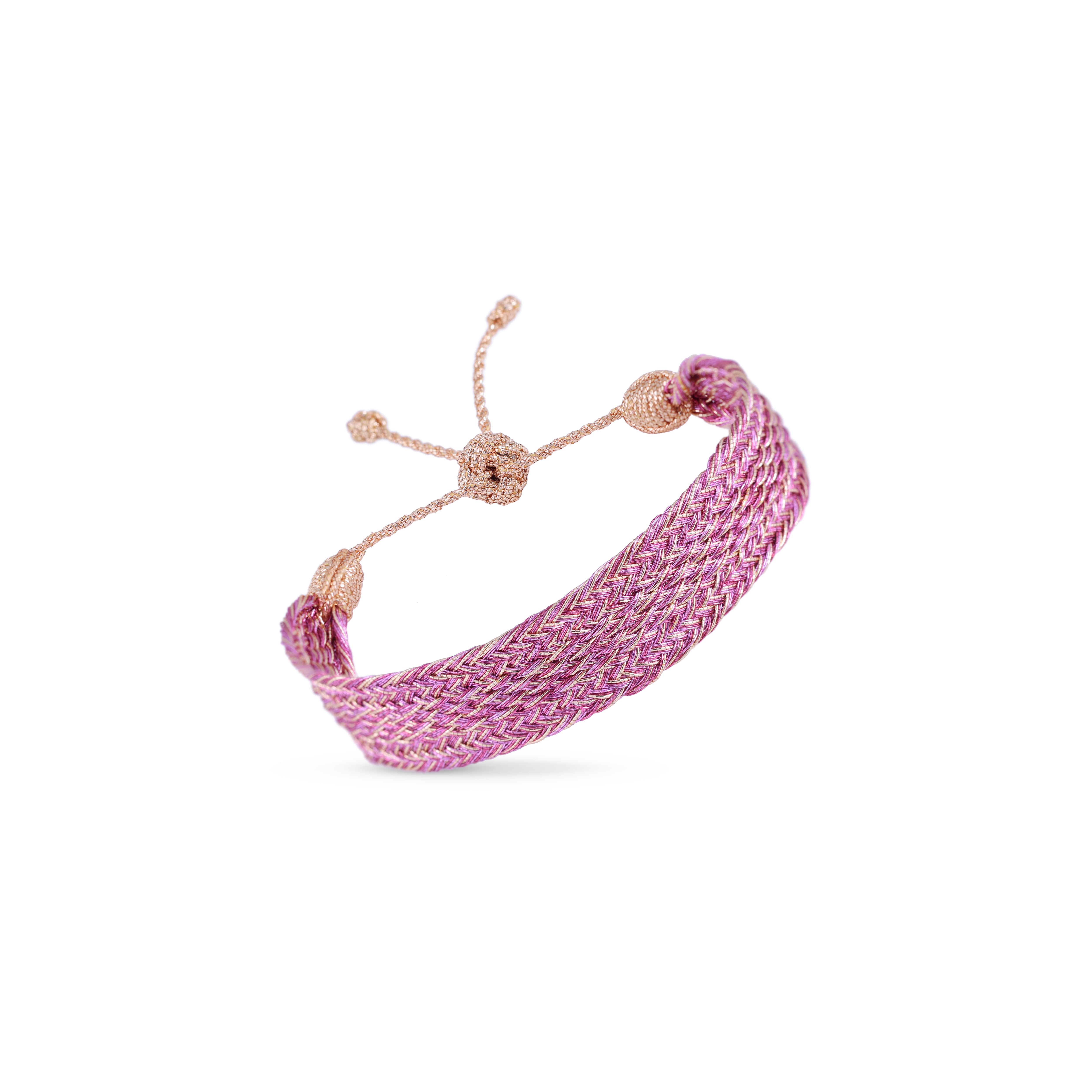 Maxi Izy nº1 Bracelet in Peach Bubble Gum