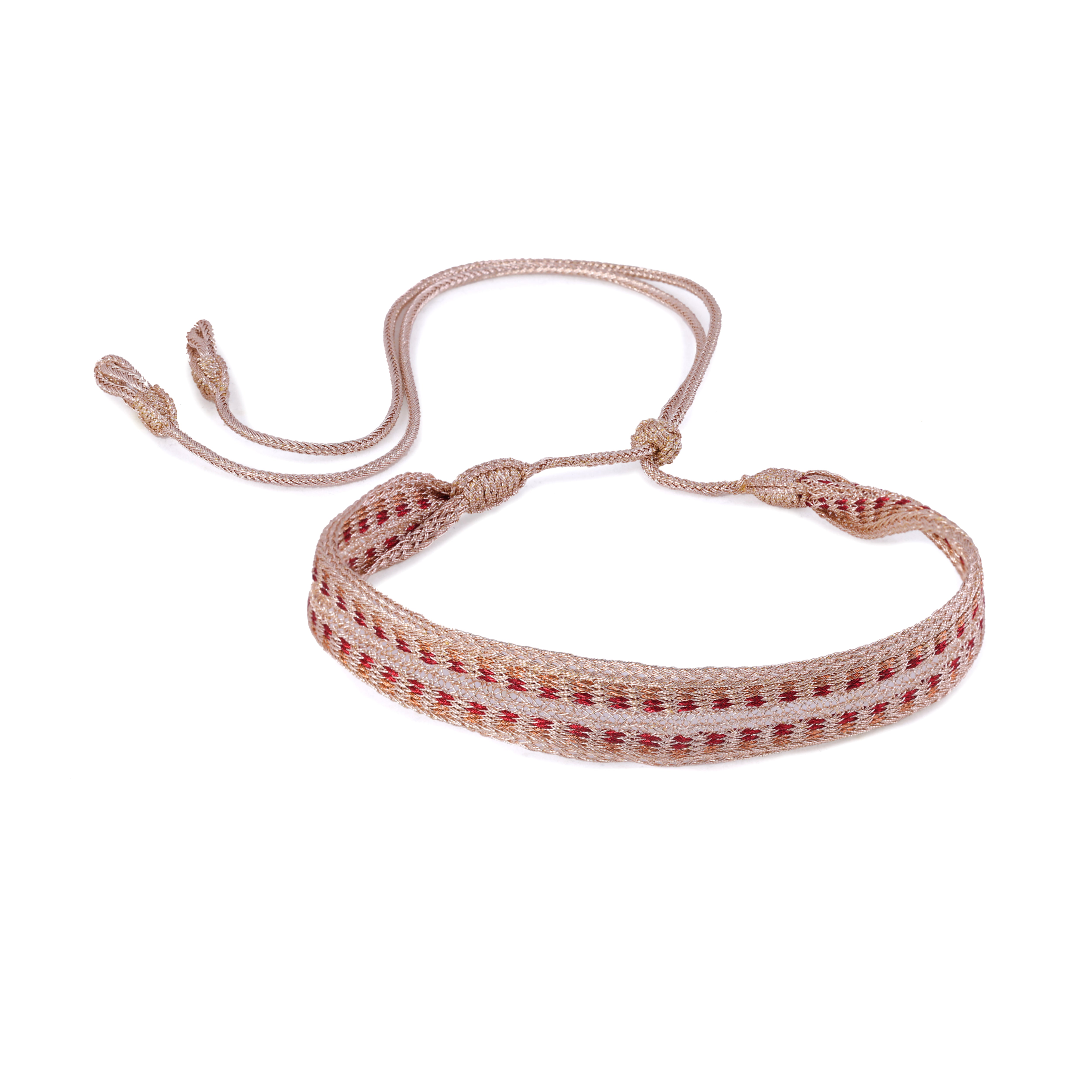Maxi Yula n°2 Choker in Rose Gold Clementine