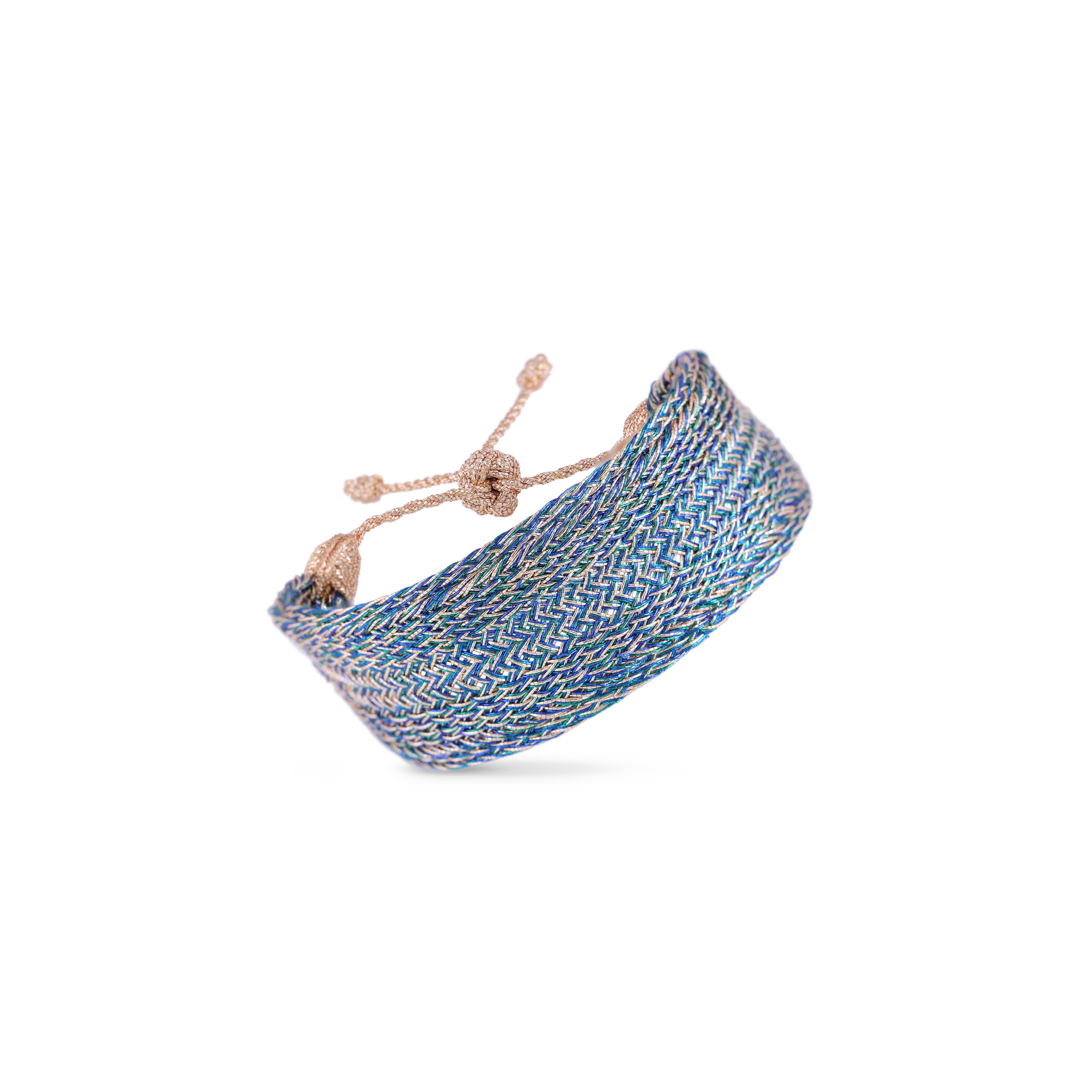 Maxi Yula n°1 Bracelet in Peach Jade Lapis