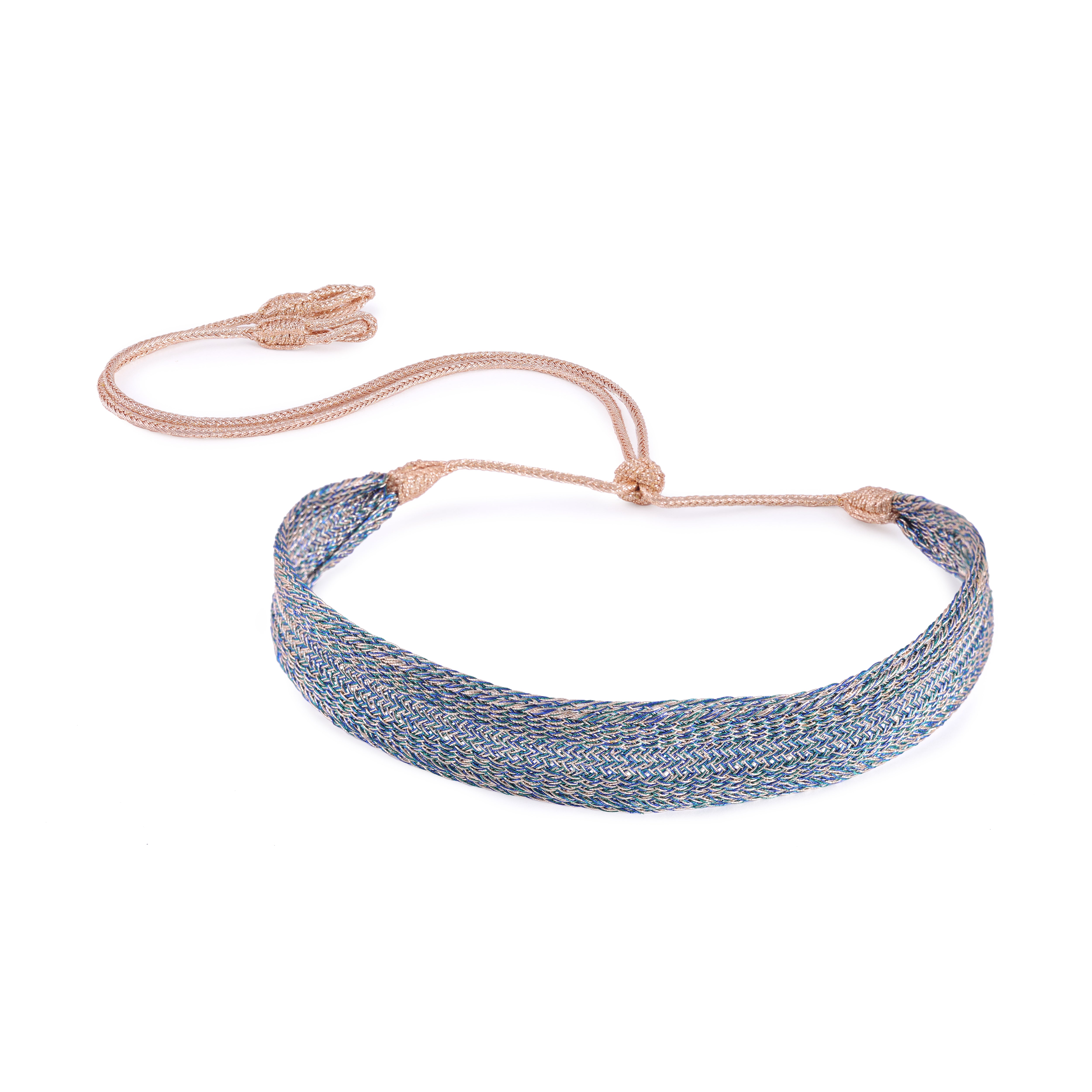 Maxi Yula nº1 Choker in Peach Jade Lapis