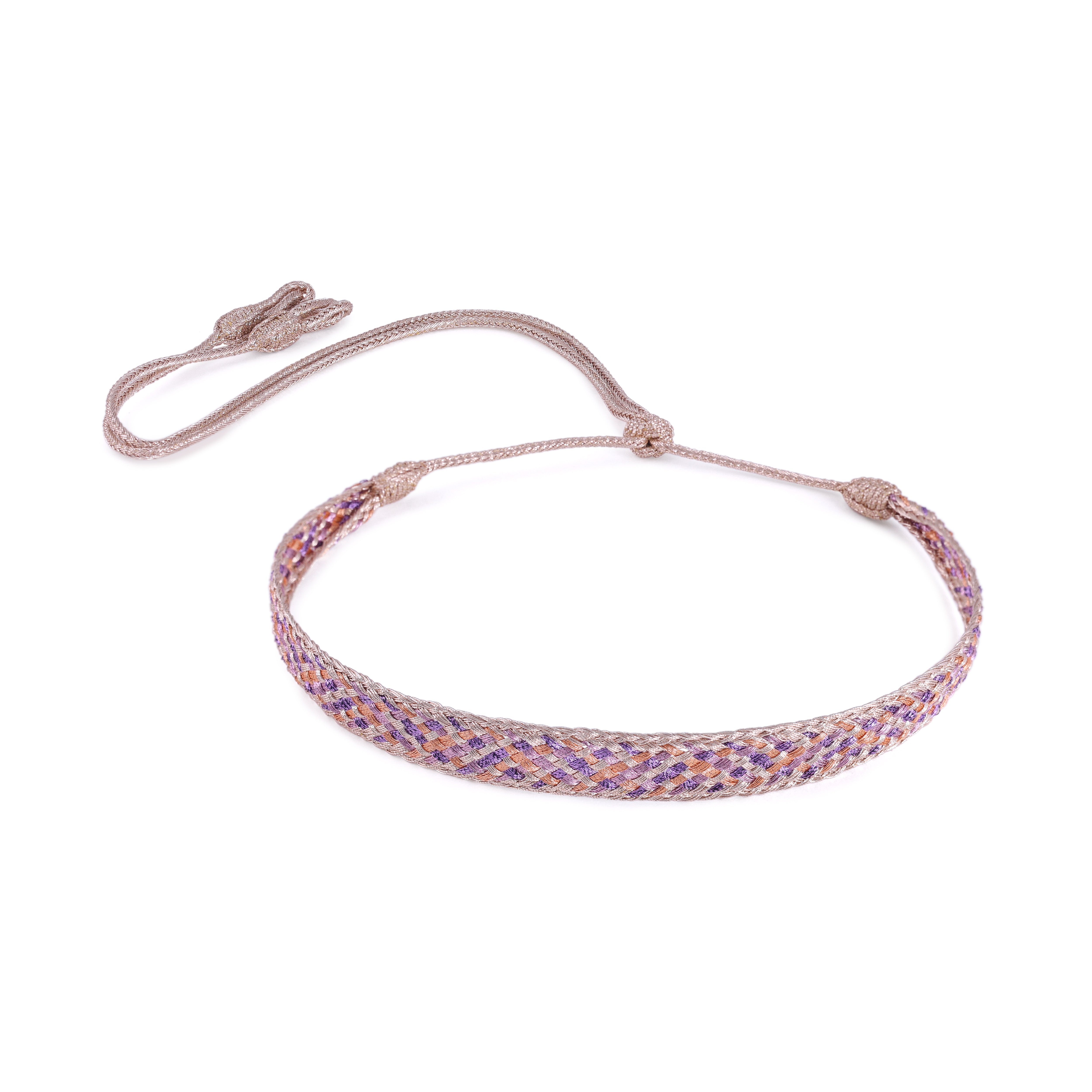 Maxi Box nº2 Choker in Rose Gold Amethyst
