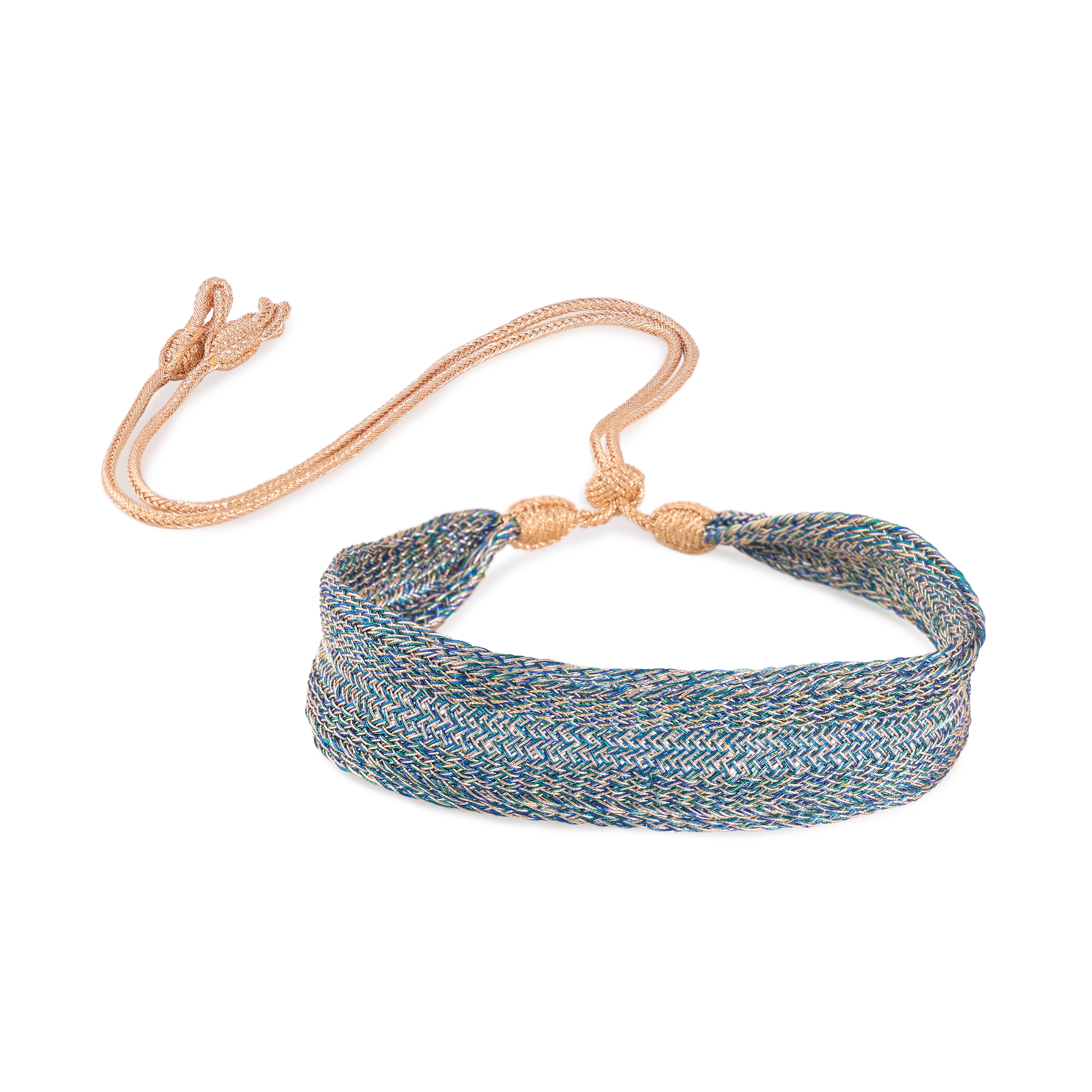 Maxi Yula nº1 Choker in Peach Jade Lapis