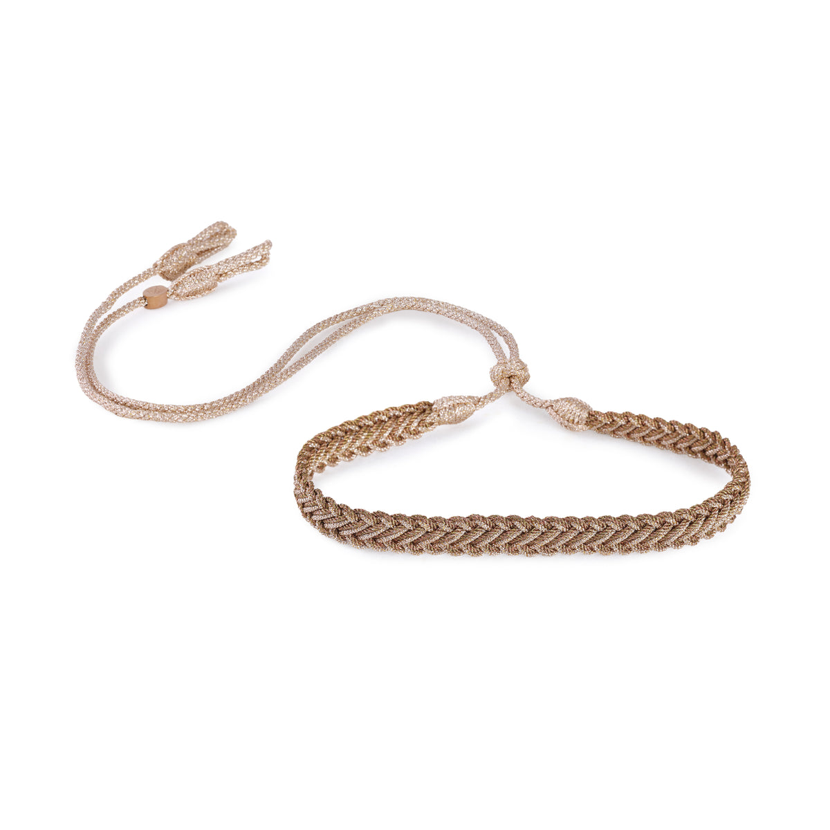Mini Azal nº2 Choker in Rose Gold Cedar Terracotta
