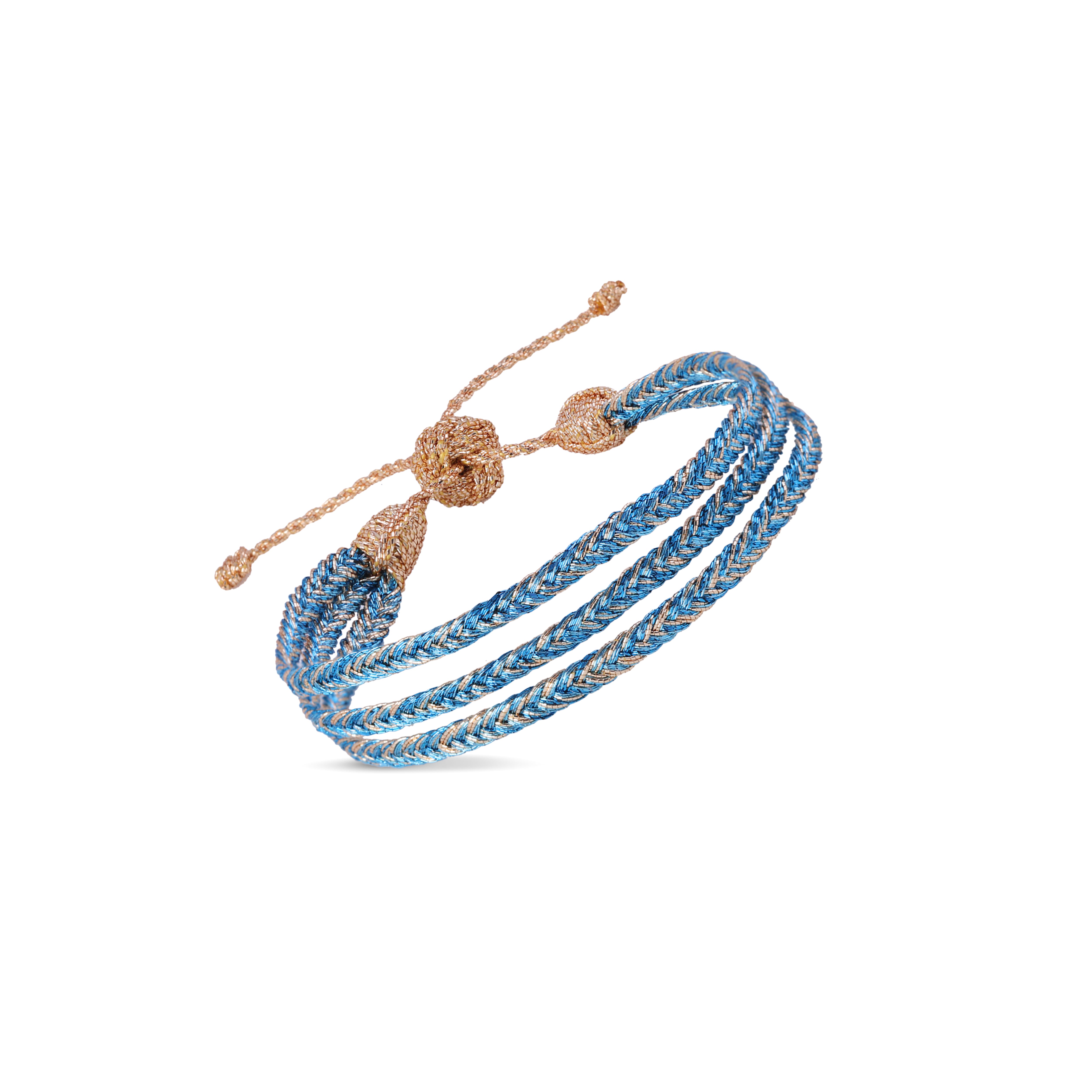 Triple Mini Eya n°1 Bracelet in Peach Turquoise