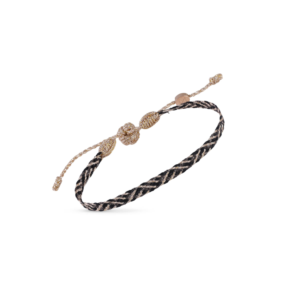 Mini Zaya nº2 Bracelet in Rose Gold Clay Ebony
